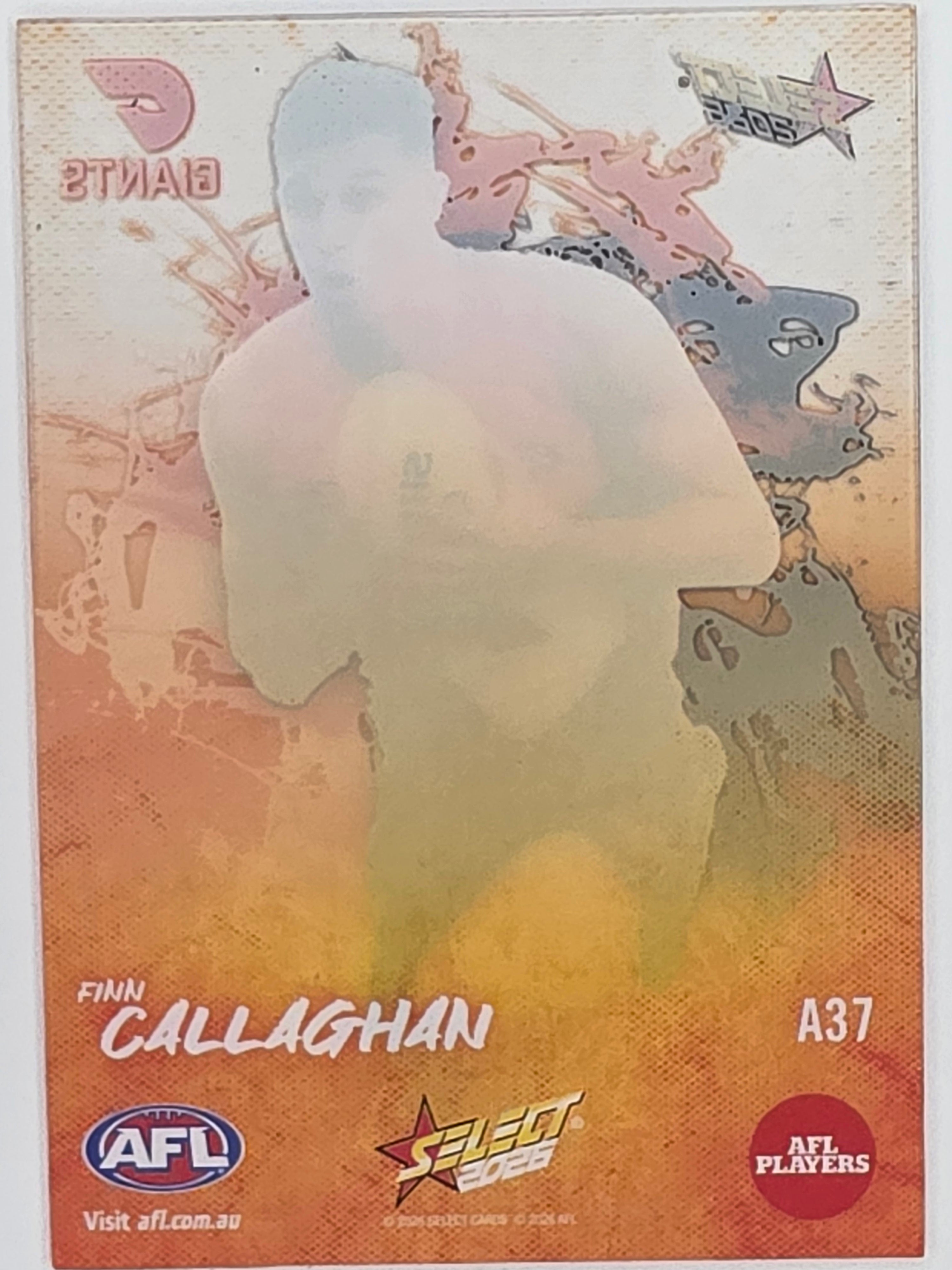 2026 AFL Footy Stars Adrenaline A37 Finn Callaghan - GWS Giants