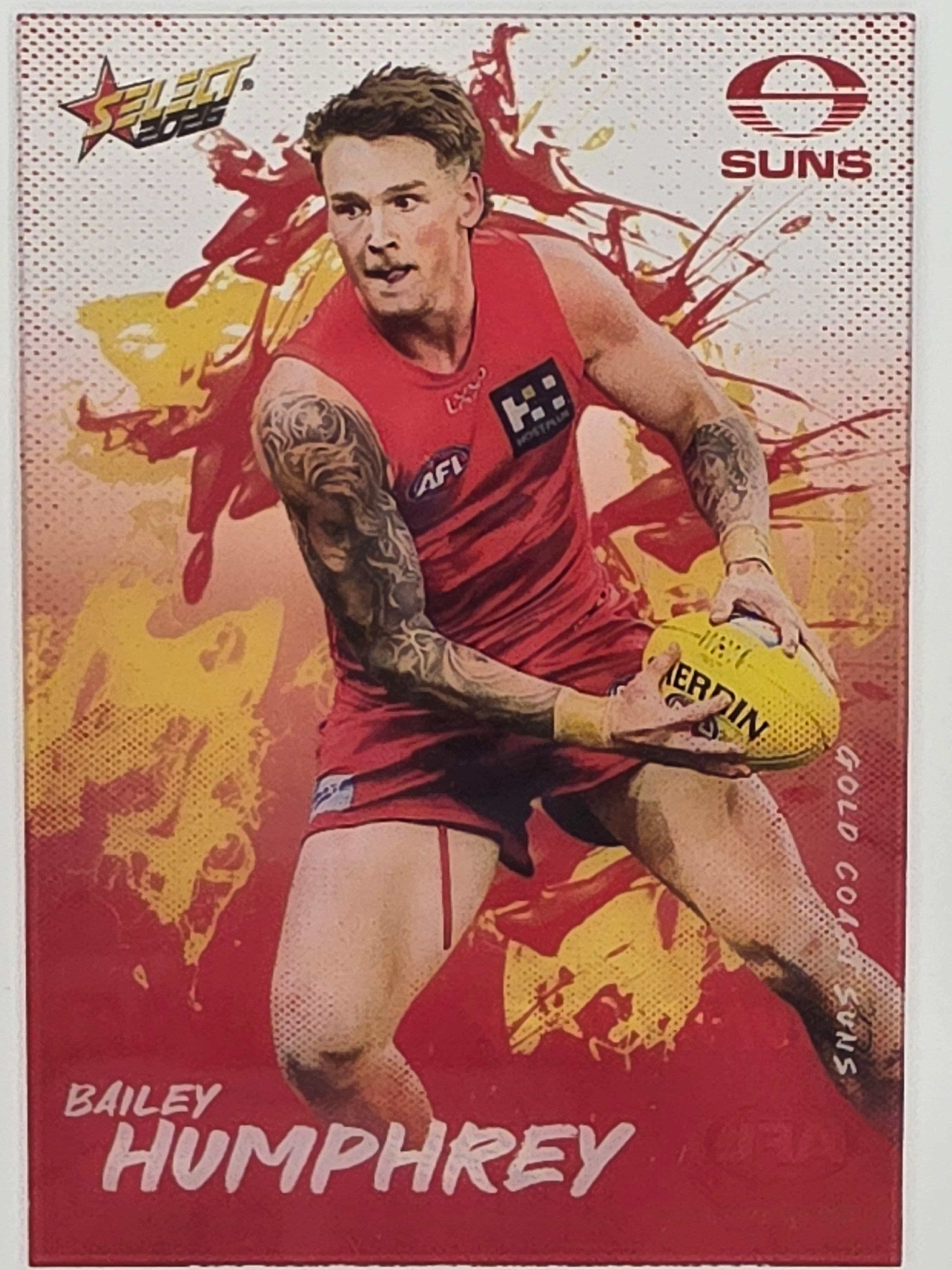 2026 AFL Footy Stars Adrenaline A43 Bailey Humphrey - Gold Coast Suns
