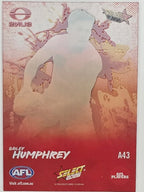 2026 AFL Footy Stars Adrenaline A43 Bailey Humphrey - Gold Coast Suns