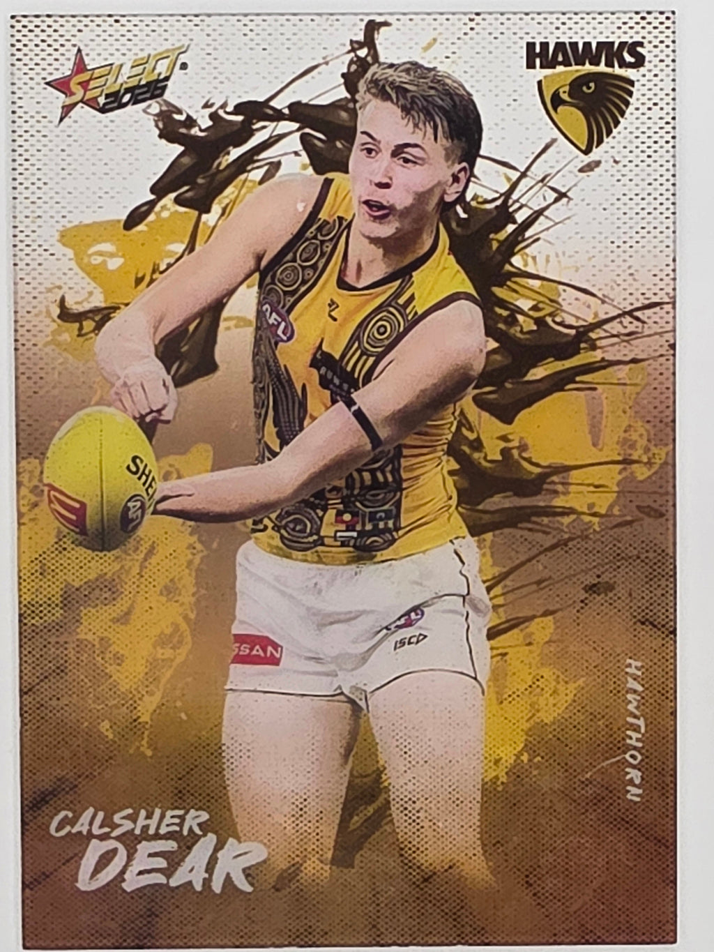 2026 AFL Footy Stars Adrenaline A46 Calsher Dear - Hawthorn Hawks