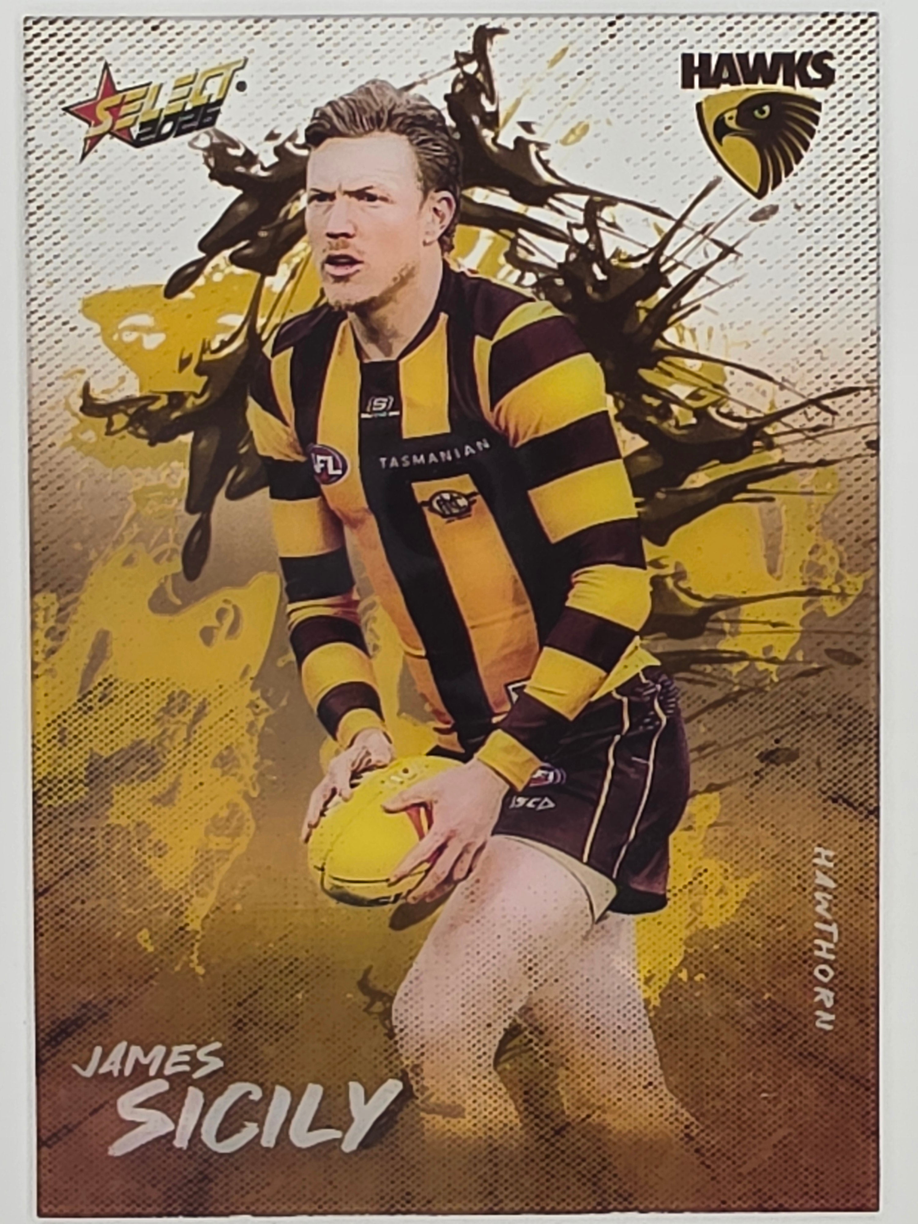 2026 AFL Footy Stars Adrenaline A49 James Sicily - Hawthorn Hawks