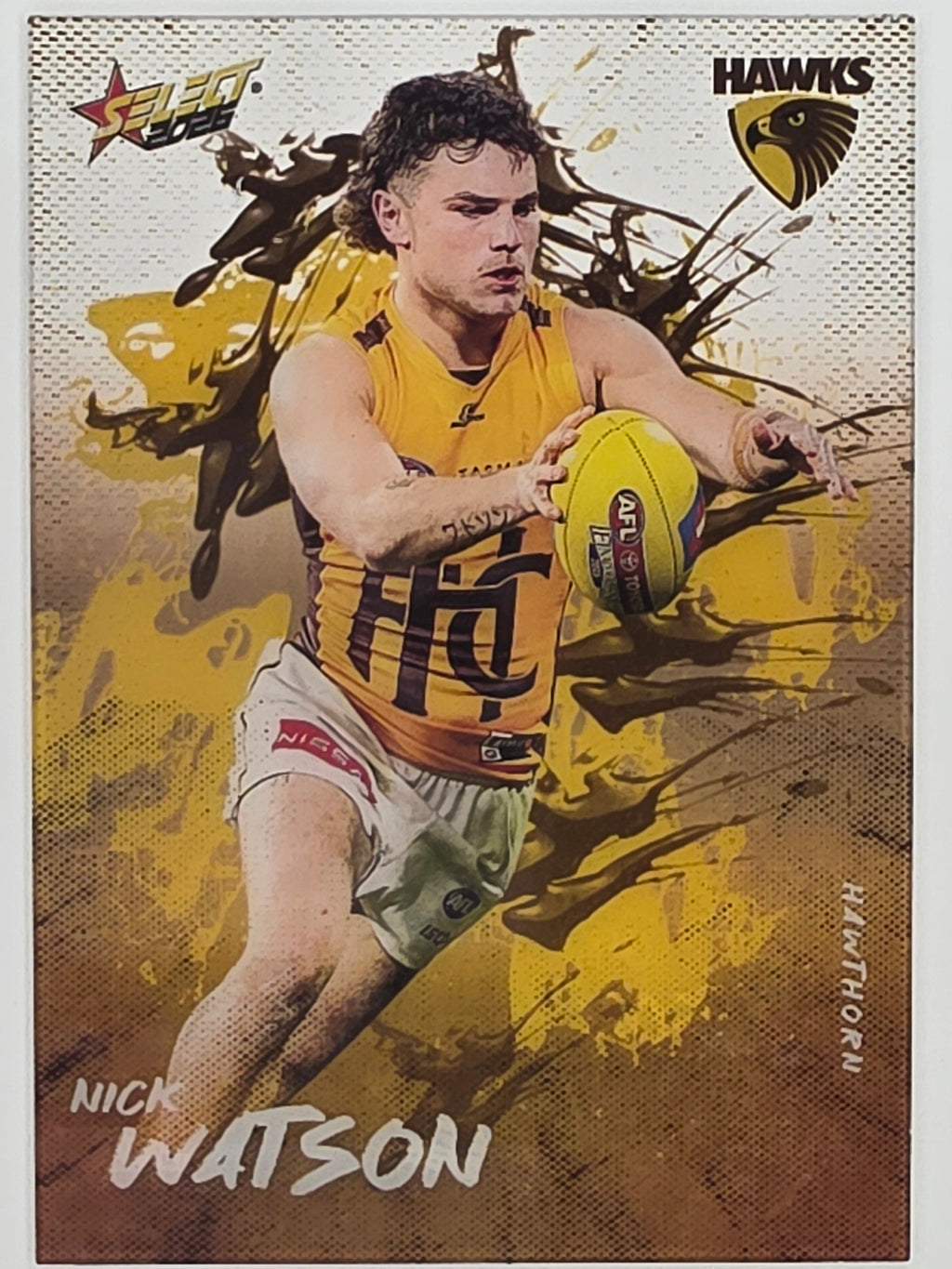 2026 AFL Footy Stars Adrenaline A50 Nick Watson - Hawthorn Hawks