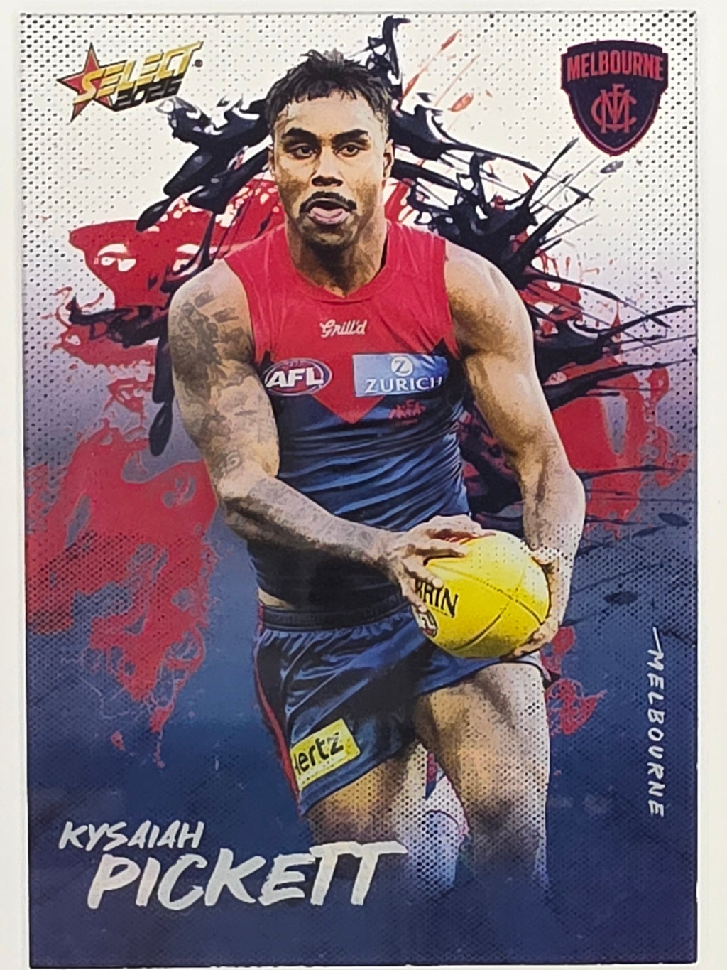2026 AFL Footy Stars Adrenaline A53 Kysaiah Pickett - Melbourne Demons