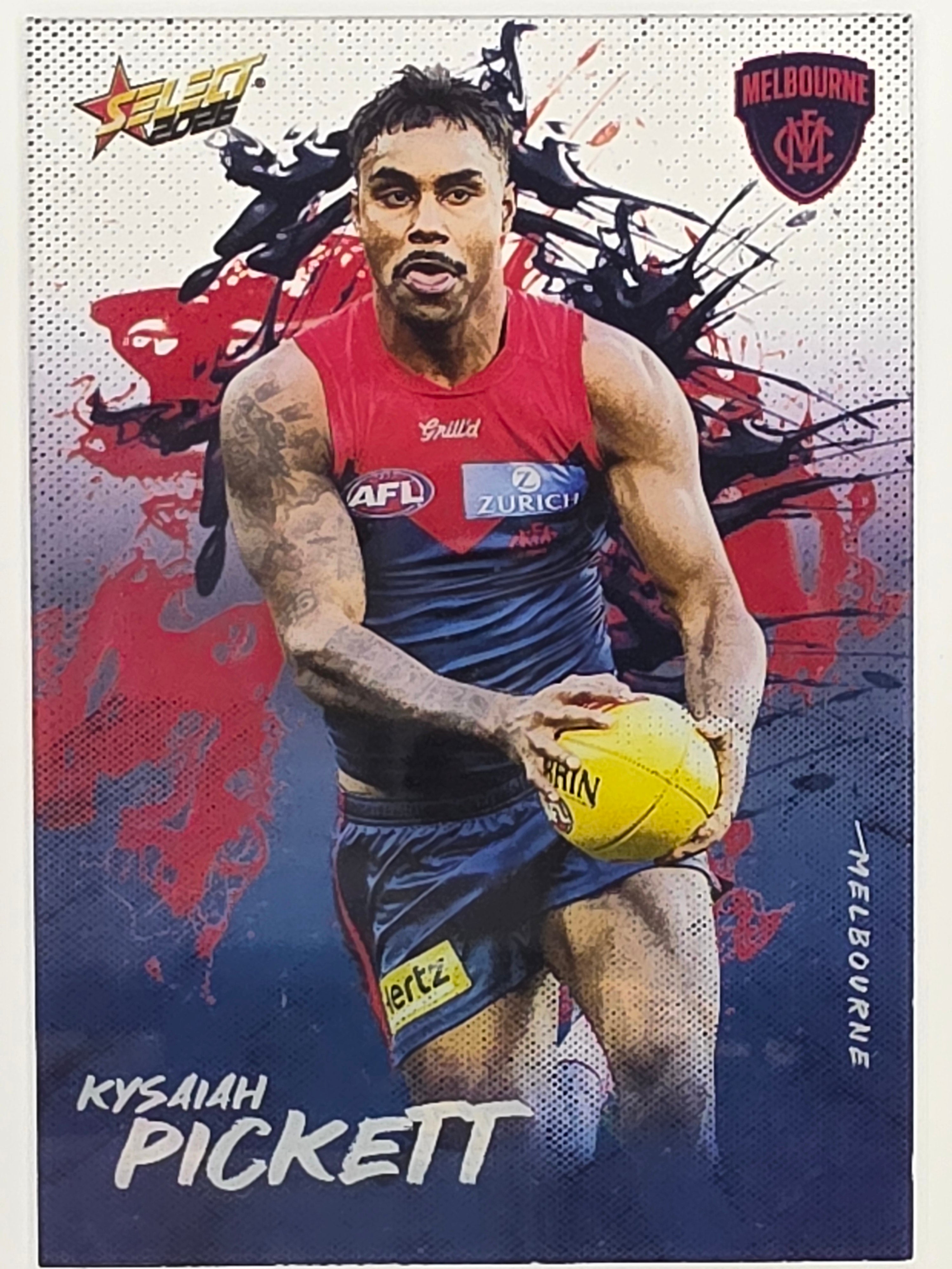 2026 AFL Footy Stars Adrenaline A53 Kysaiah Pickett - Melbourne Demons