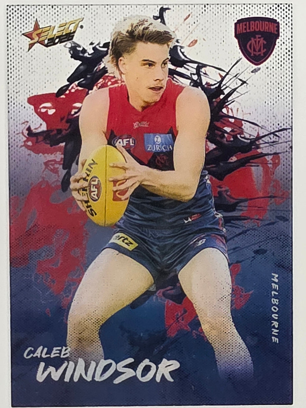 2026 AFL Footy Stars Adrenaline A55 Caleb Windsor - Melbourne Demons