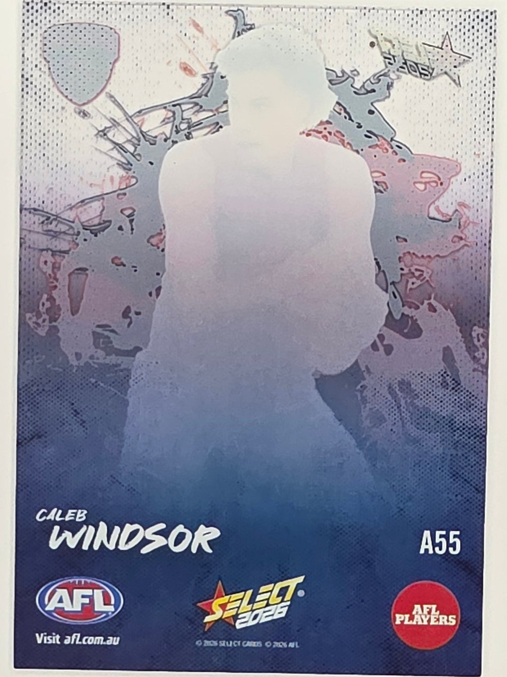 2026 AFL Footy Stars Adrenaline A55 Caleb Windsor - Melbourne Demons