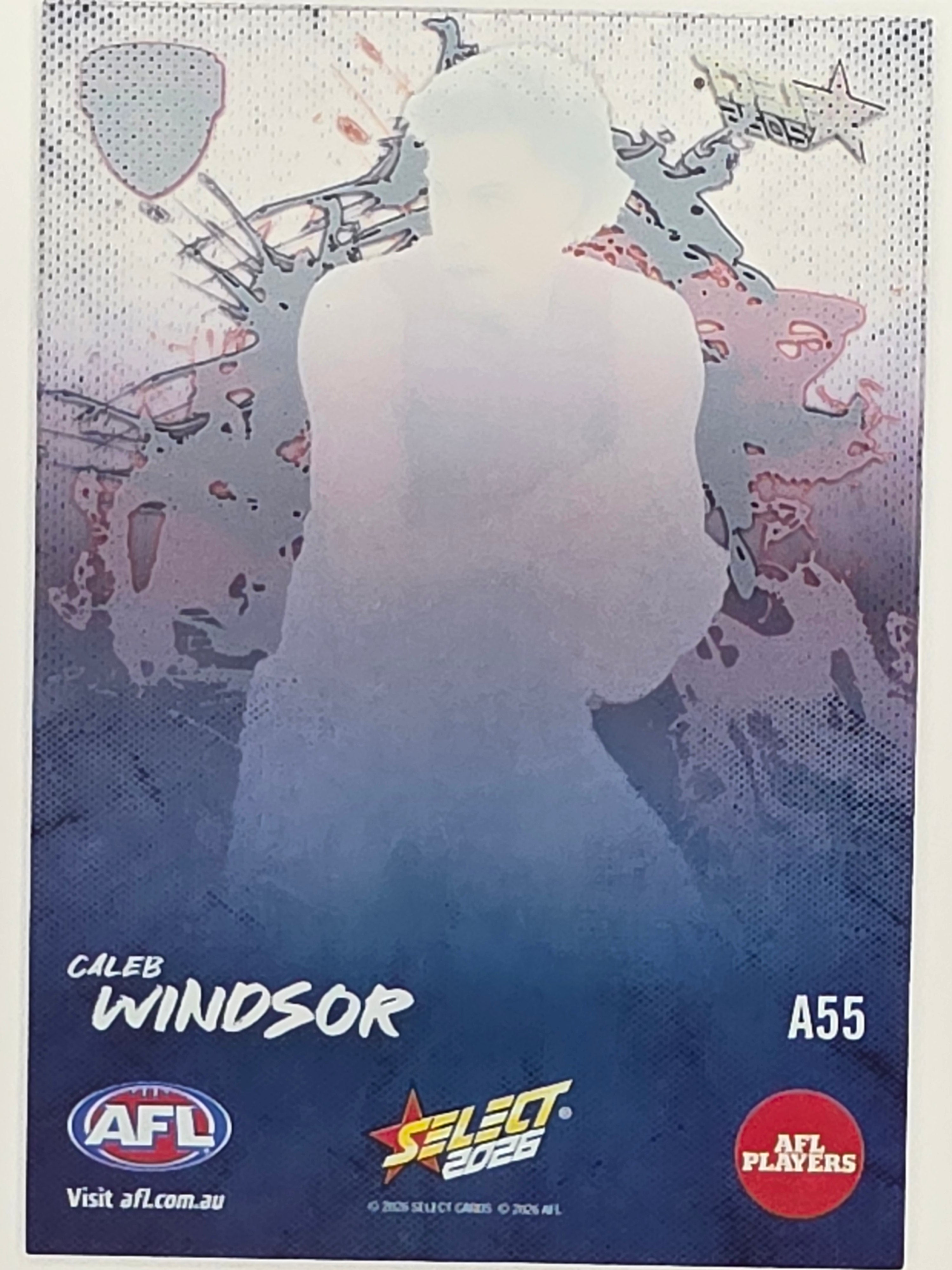2026 AFL Footy Stars Adrenaline A55 Caleb Windsor - Melbourne Demons