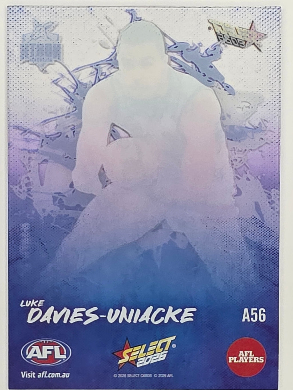 2026 AFL Footy Stars Adrenaline A56 Luke Davies-Uniacke - North Melbourne Kangaroos