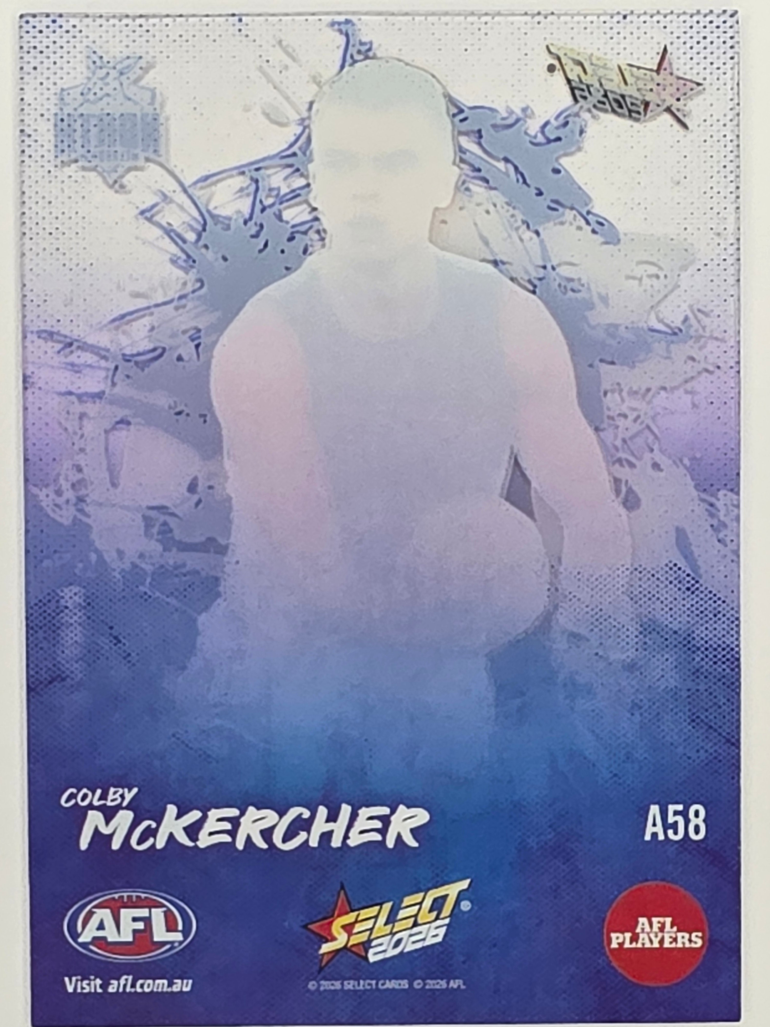 2026 AFL Footy Stars Adrenaline A58 Colby McKercher - North Melbourne Kangaroos
