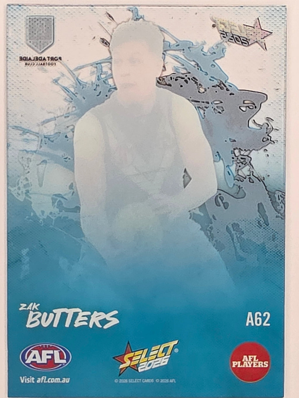 2026 AFL Footy Stars Adrenaline A62 Zak Butters - Port Adelaide Power
