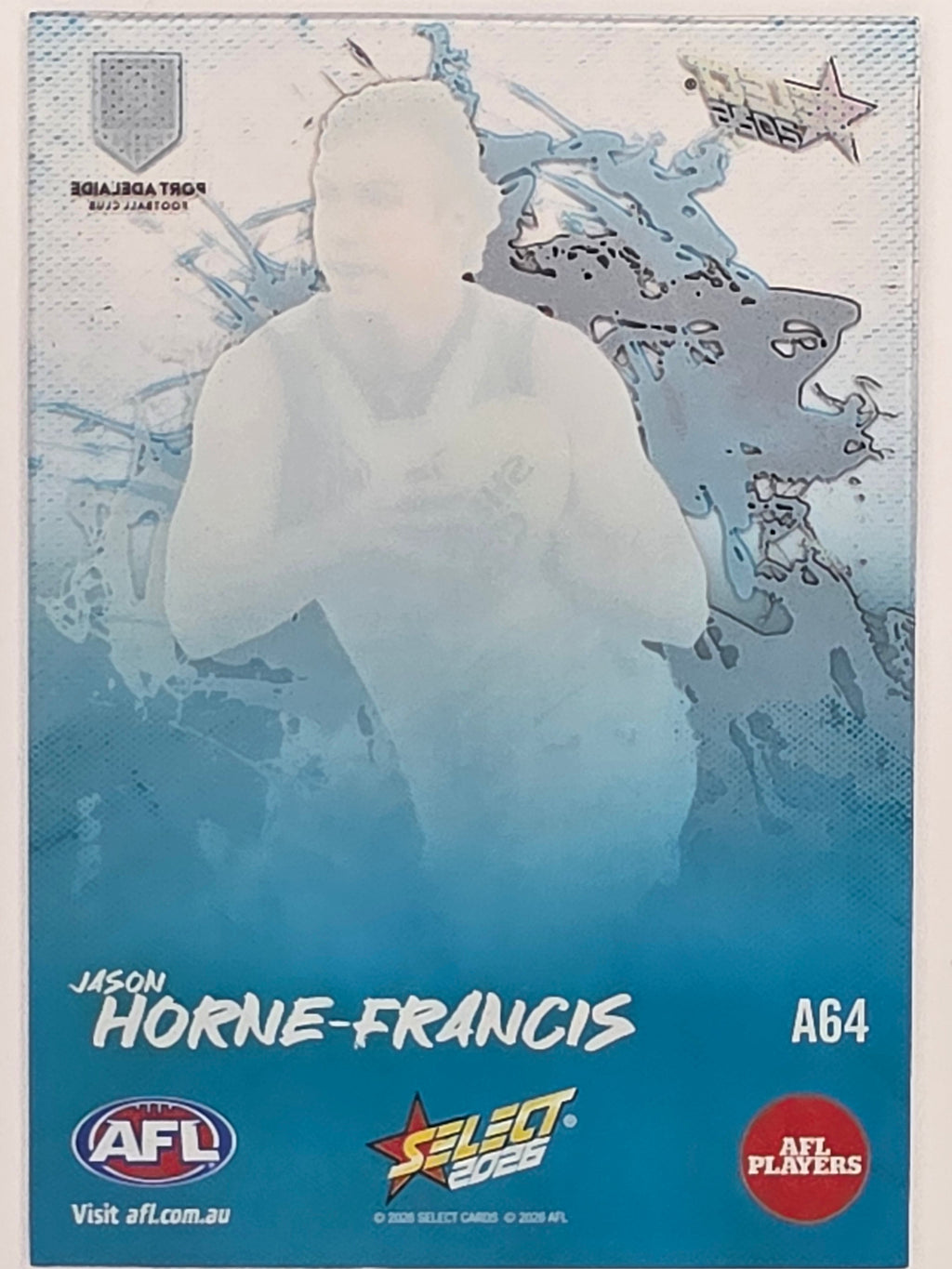 2026 AFL Footy Stars Adrenaline A64 Jason Horne-Francis - Port Adelaide Power