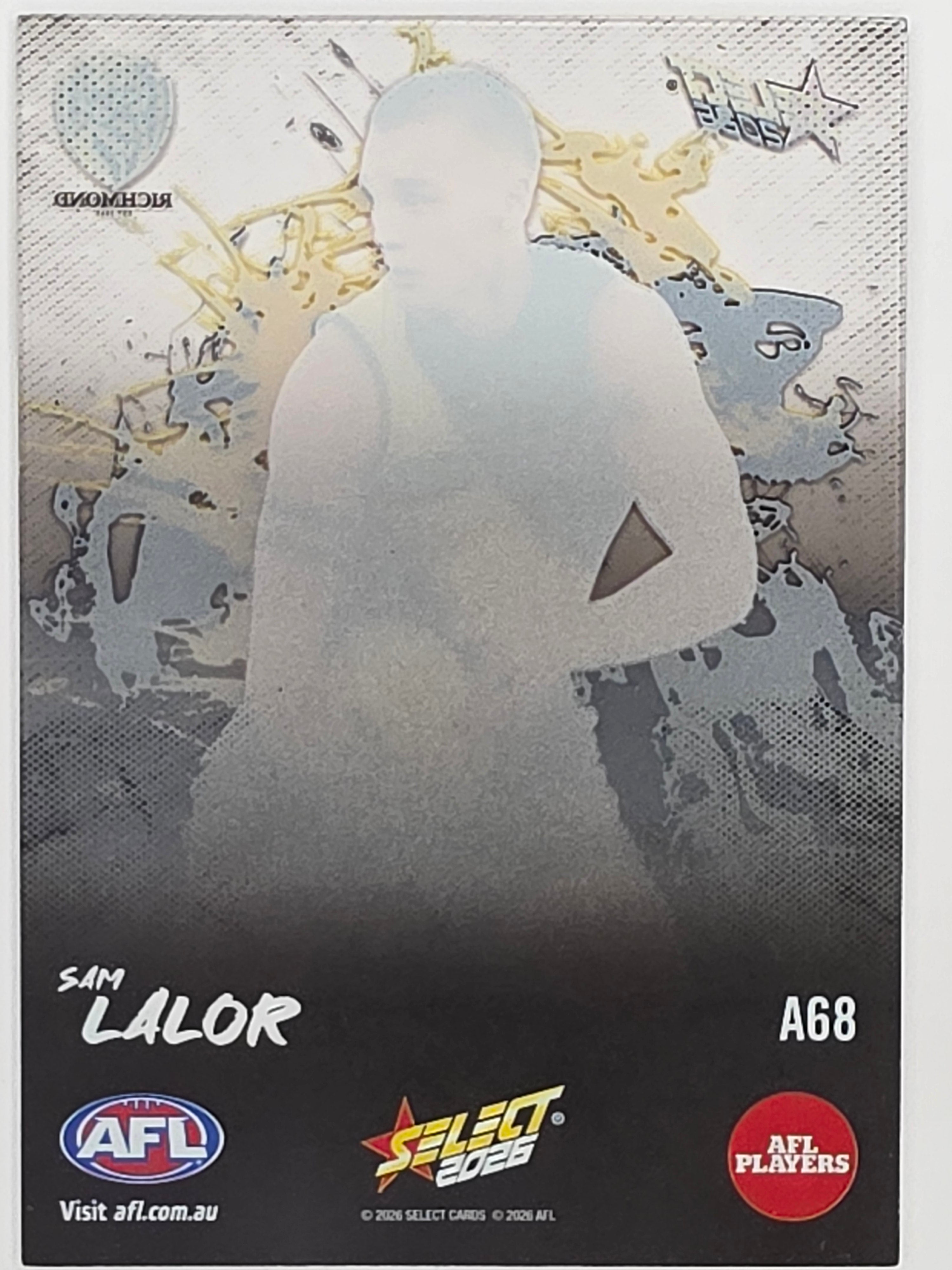 2026 AFL Footy Stars Adrenaline A68 Sam Lalor - Richmond Tigers