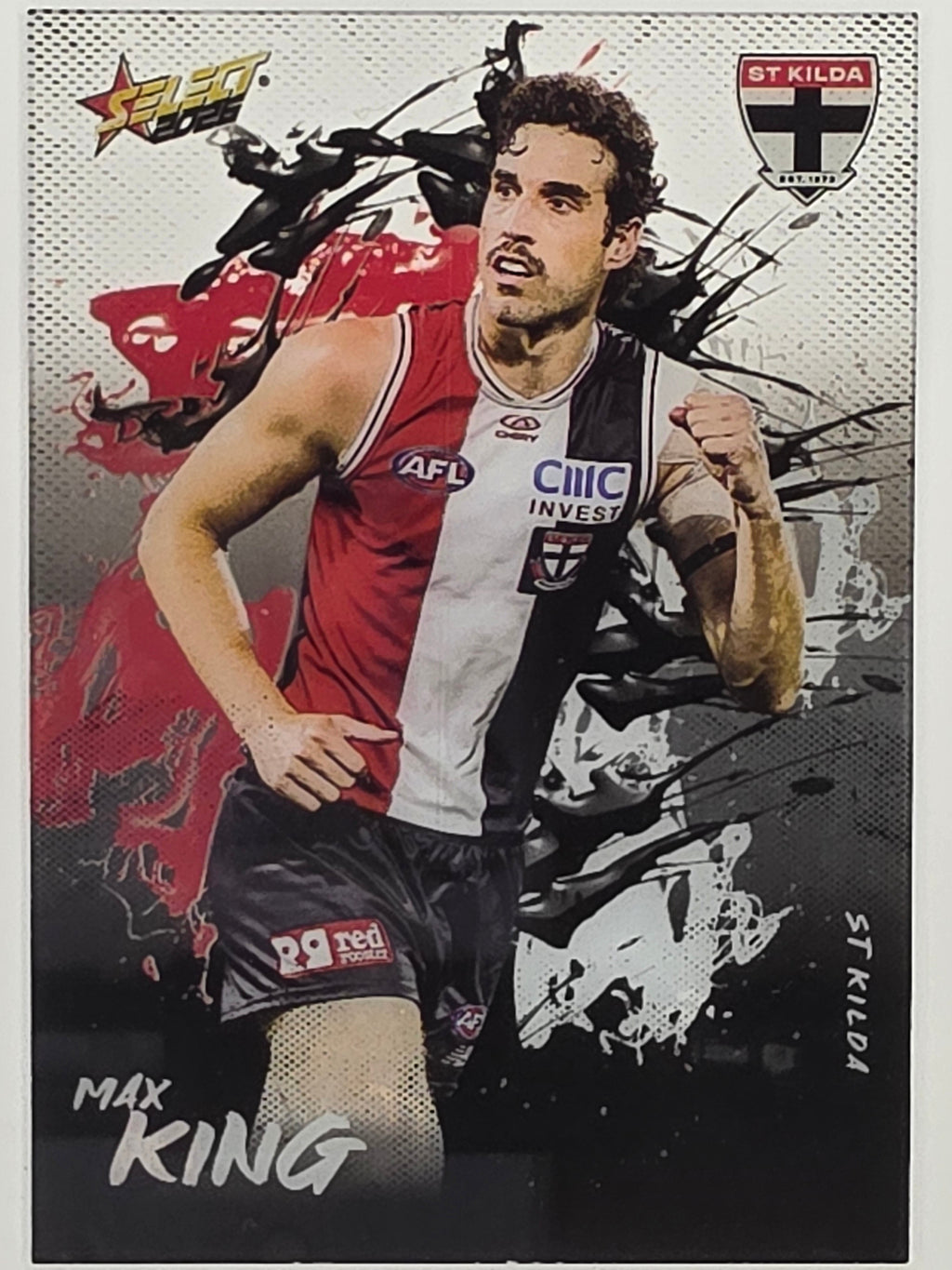 2026 AFL Footy Stars Adrenaline A71 Max King - St Kilda Saints