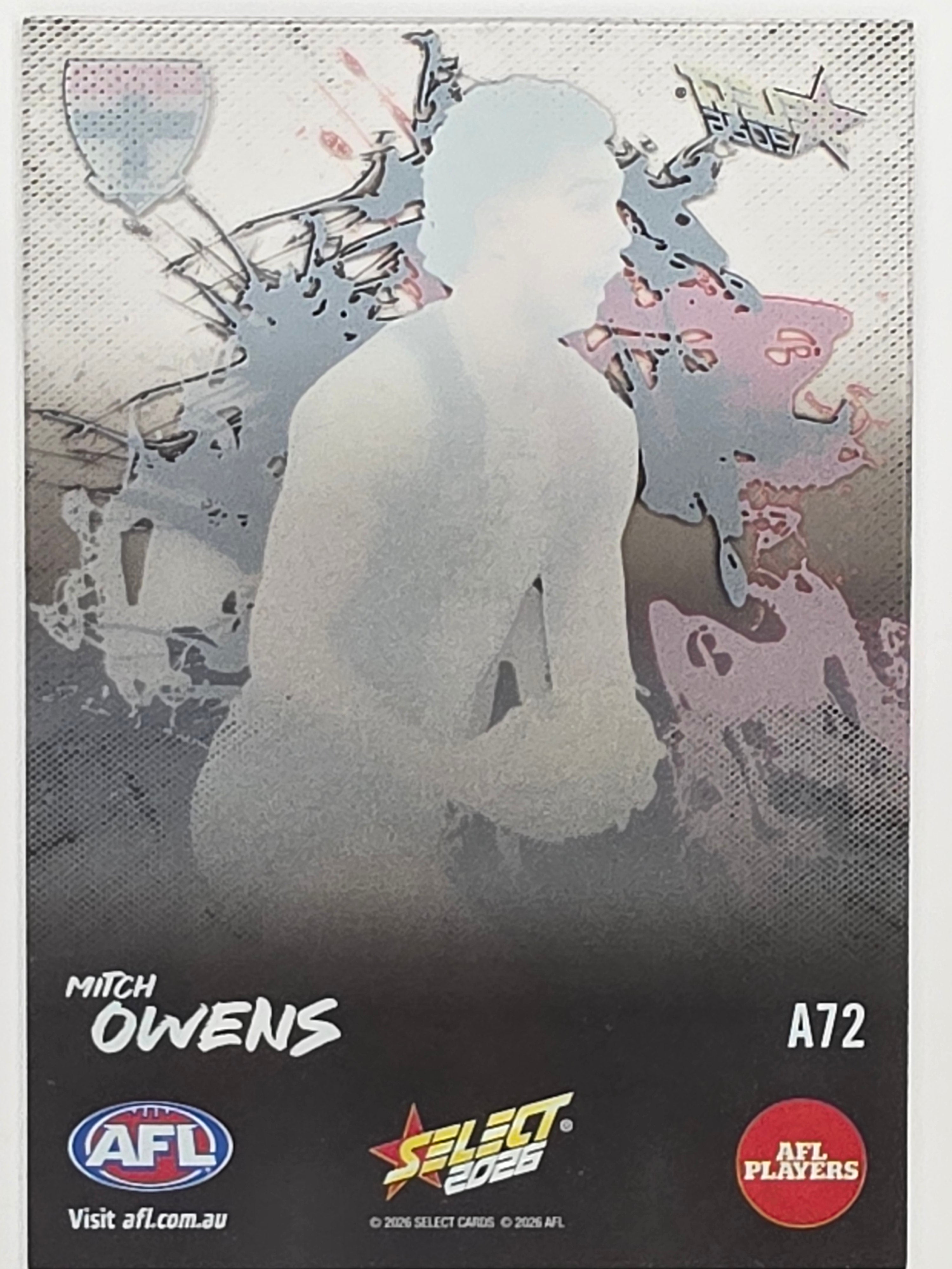 2026 AFL Footy Stars Adrenaline A72 Mitch Owens - St Kilda Saints