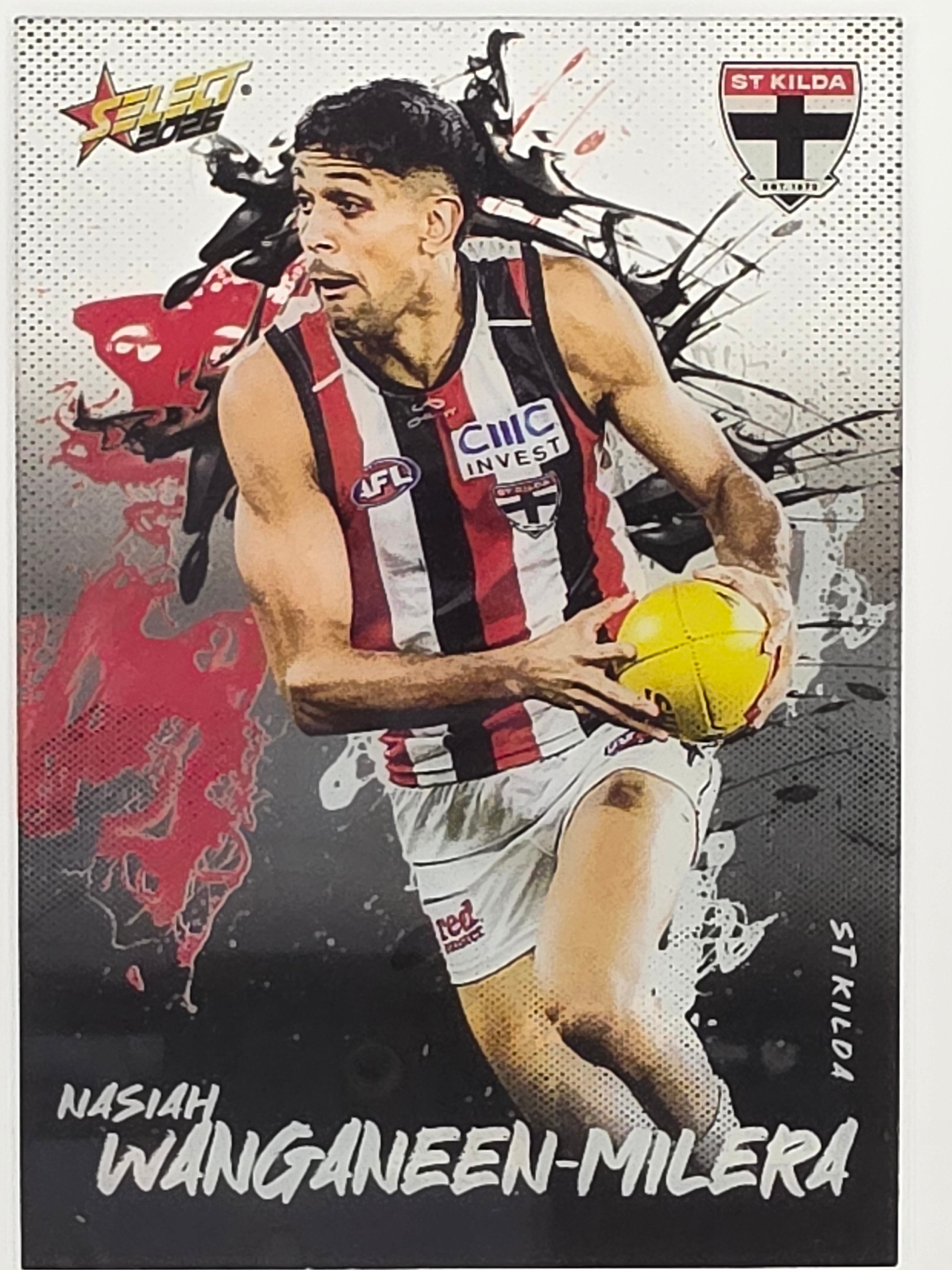 2026 AFL Footy Stars Adrenaline A74 Nasiah Wanganeen-Milera - St Kilda Saints