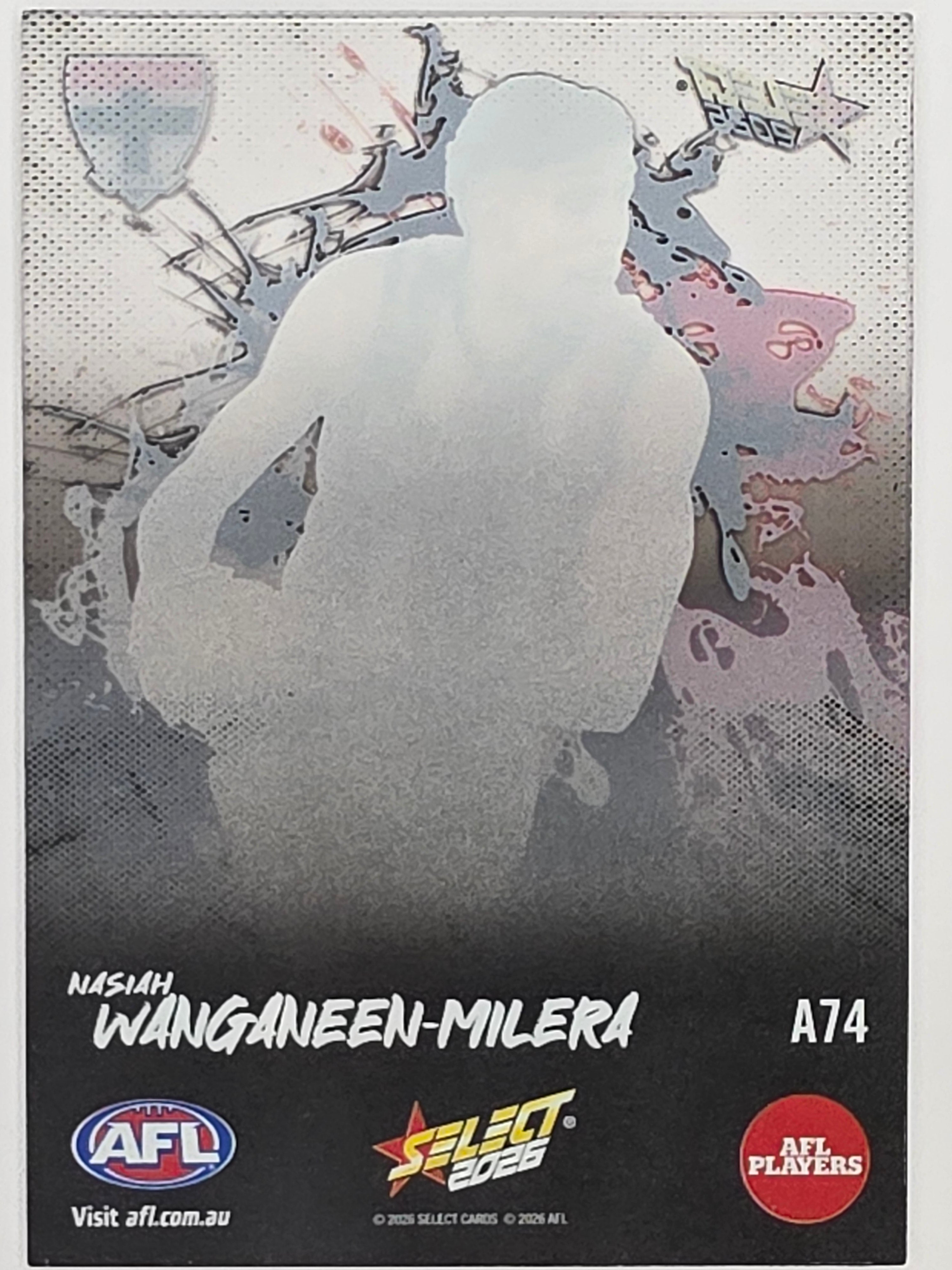 2026 AFL Footy Stars Adrenaline A74 Nasiah Wanganeen-Milera - St Kilda Saints