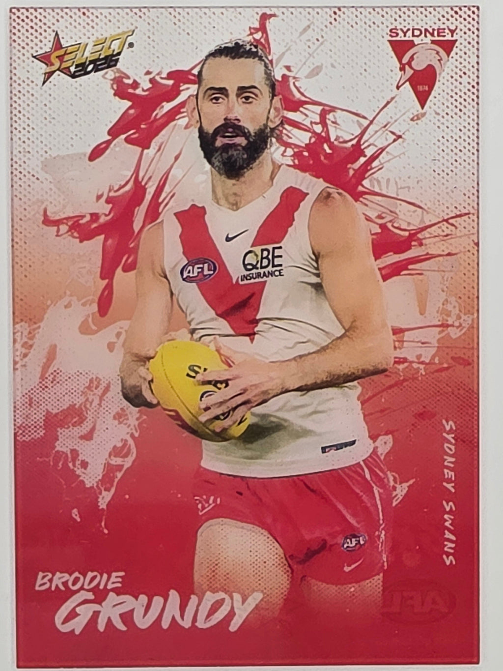 2026 AFL Footy Stars Adrenaline A76 Brodie Grundy - Sydney Swans