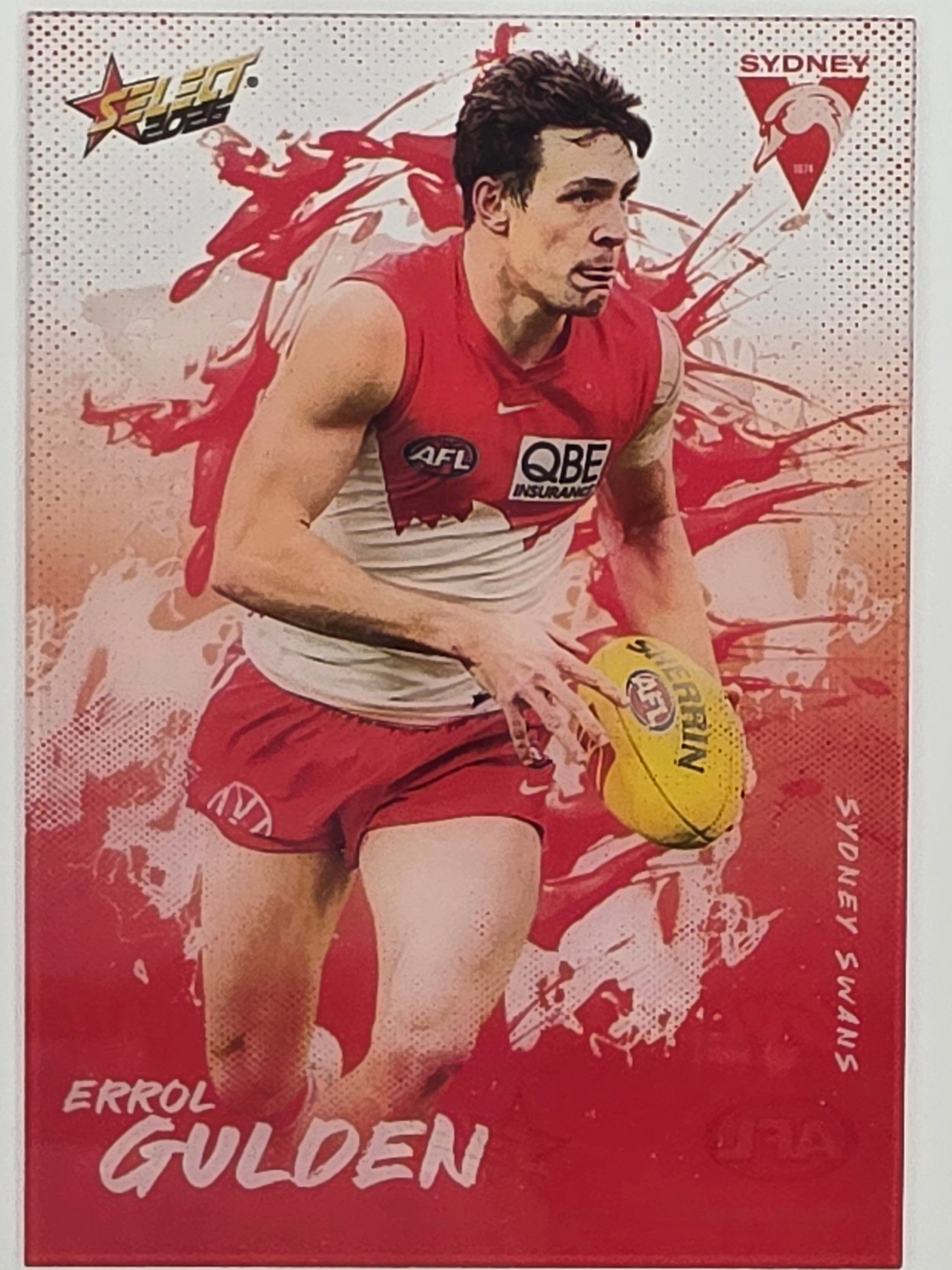 2026 AFL Footy Stars Adrenaline A77 Errol Gulden - Sydney Swans