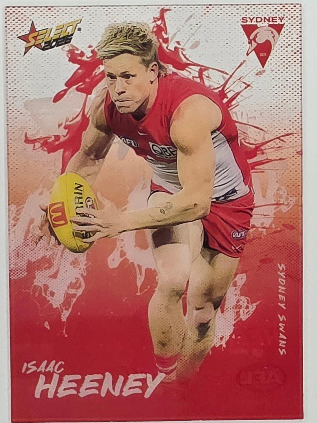2026 AFL Footy Stars Adrenaline A78 Isaac Heeney - Sydney Swans