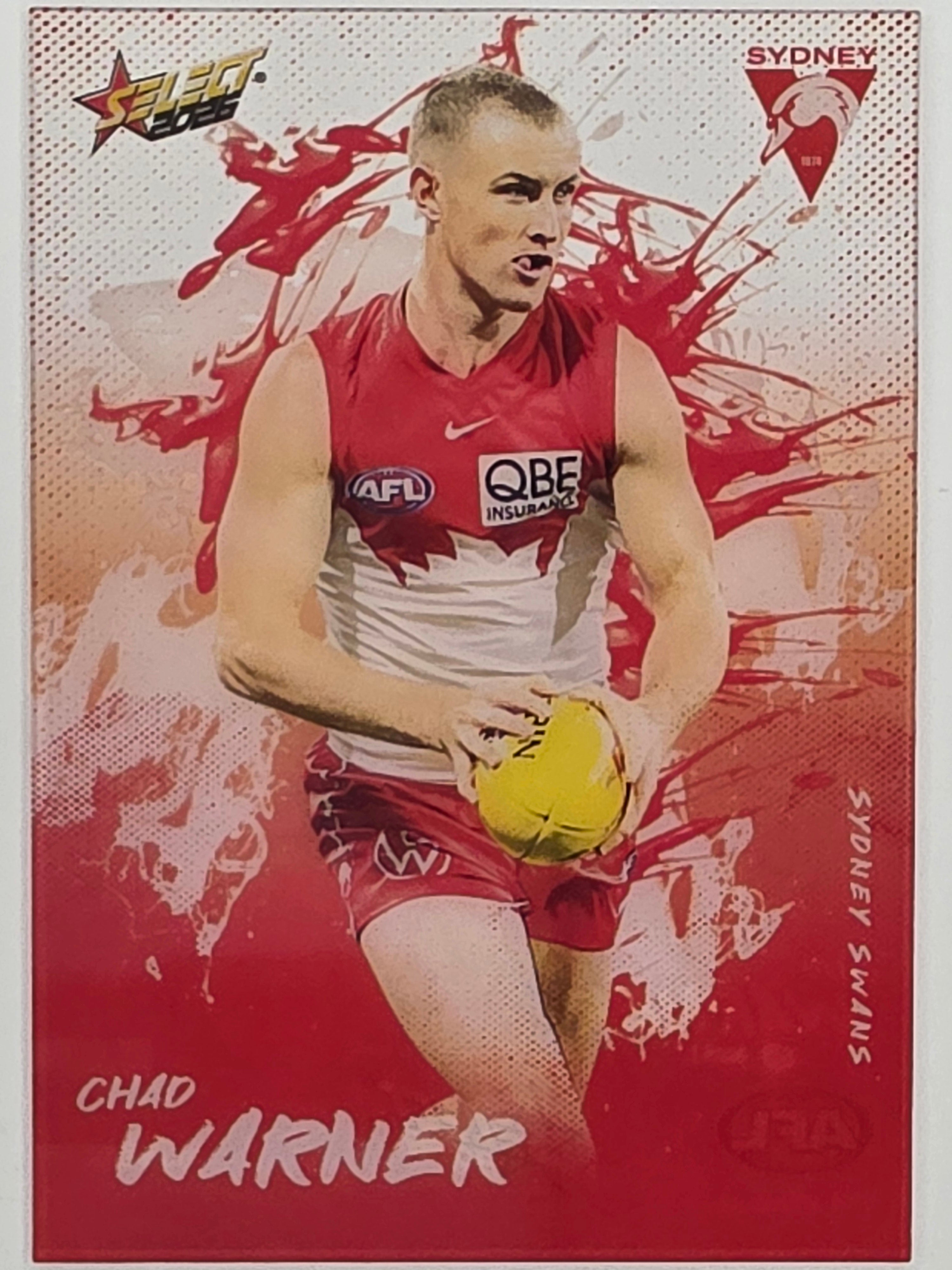 2026 AFL Footy Stars Adrenaline A80 Chad Warner - Sydney Swans