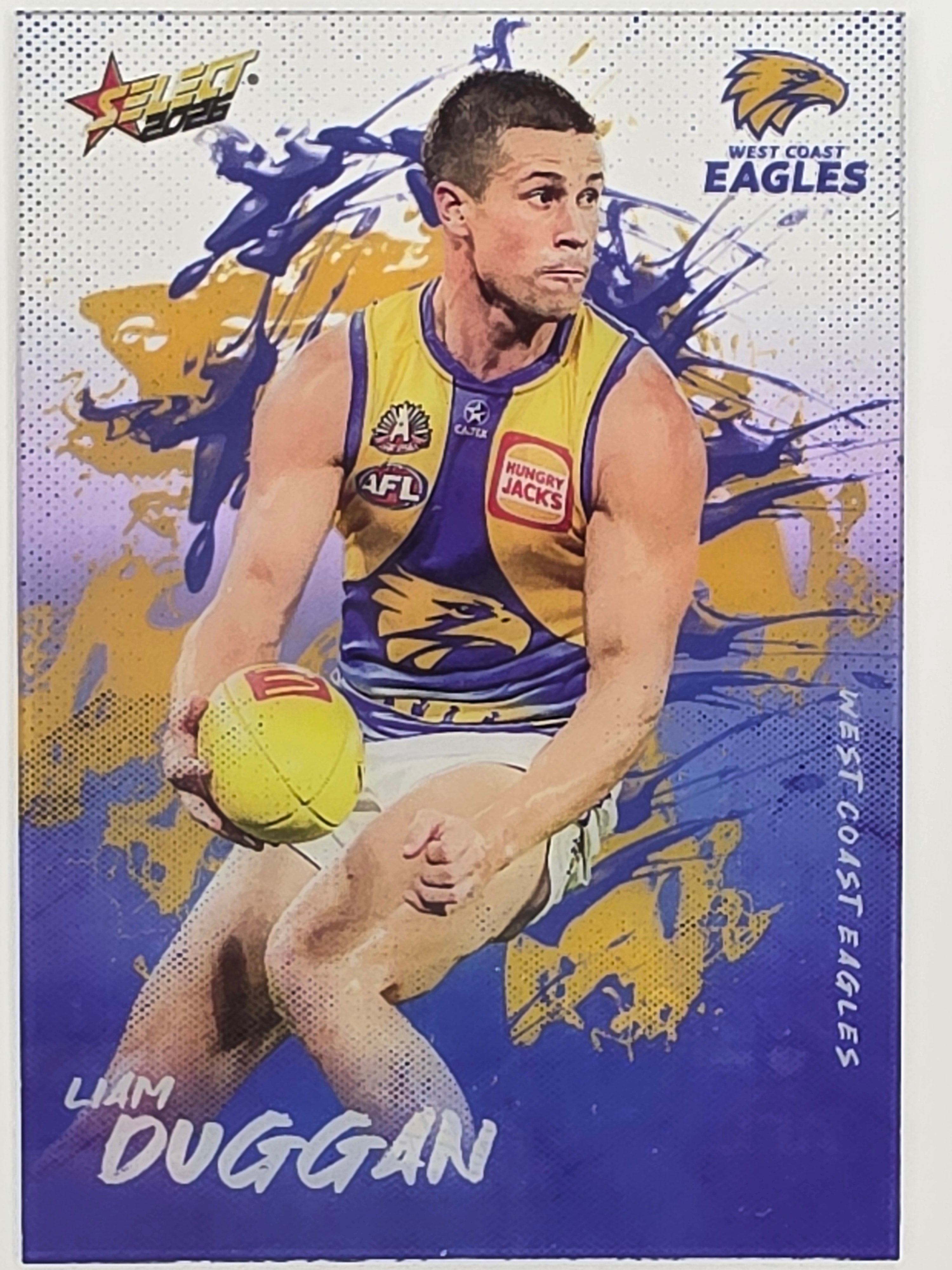 2026 AFL Footy Stars Adrenaline A81 Liam Duggan - West Coast Eagles