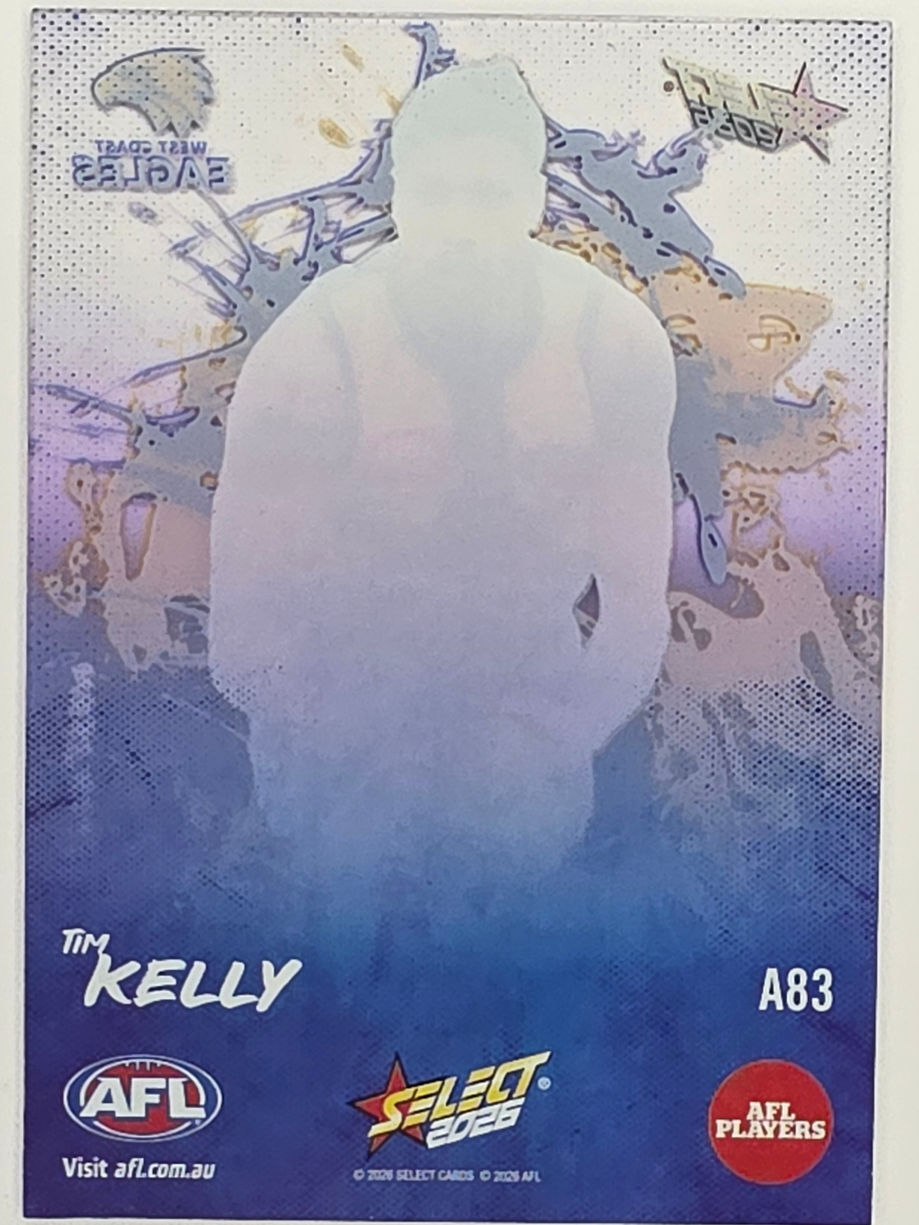 2026 AFL Footy Stars Adrenaline A83 Tim Kelly - West Coast Eagles