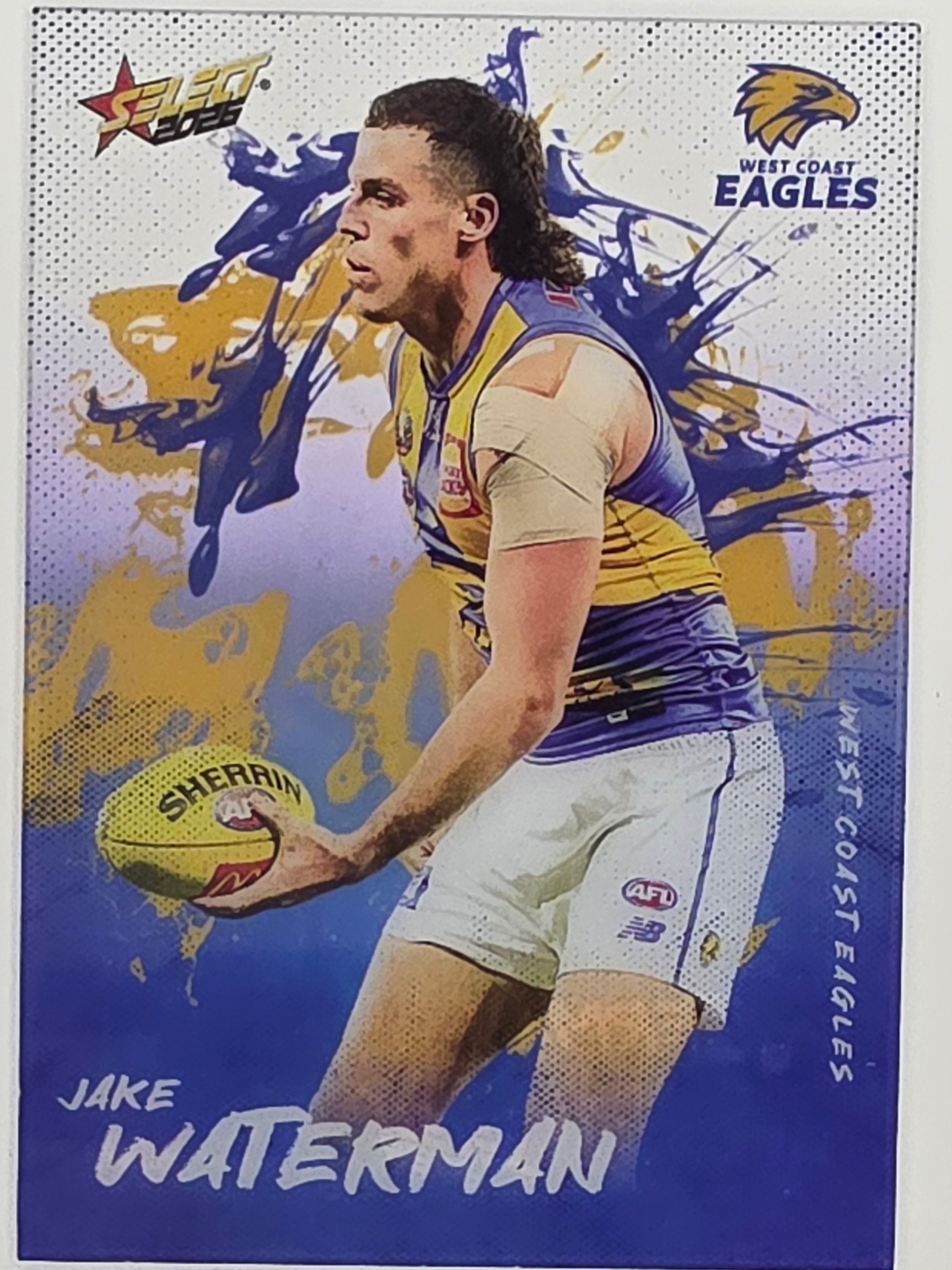 2026 AFL Footy Stars Adrenaline A85 Jake Waterman - West Coast Eagles