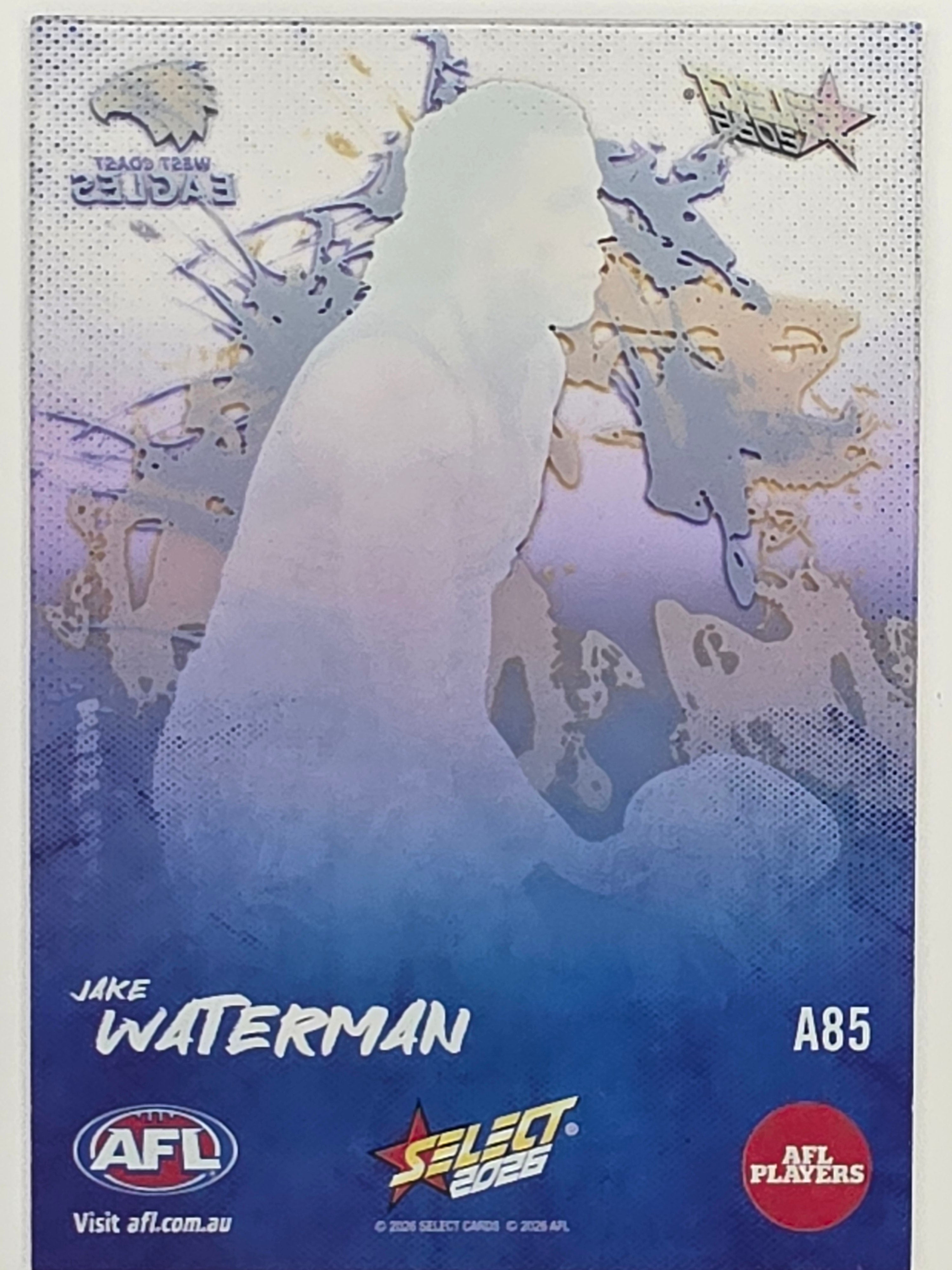 2026 AFL Footy Stars Adrenaline A85 Jake Waterman - West Coast Eagles