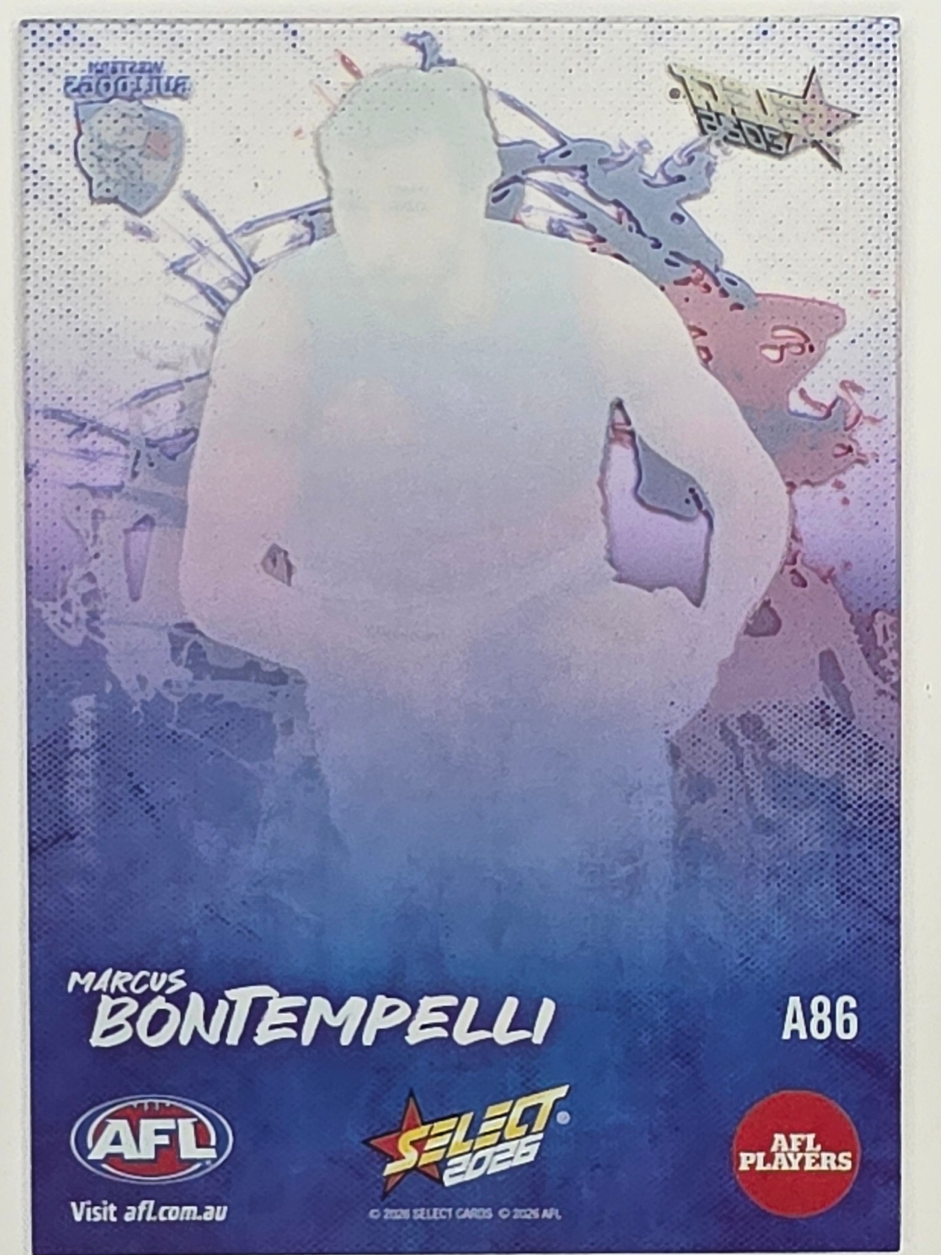 2026 AFL Footy Stars Adrenaline A86 Marcus Bontempelli - Western Bulldogs