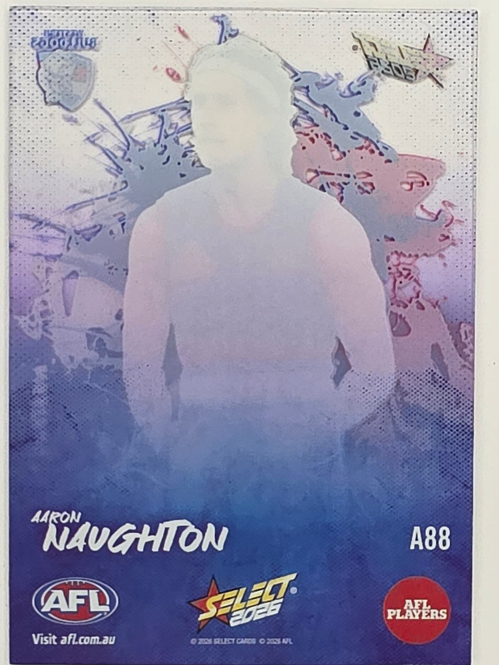2026 AFL Footy Stars Adrenaline A88 Aaron Naughton - Western Bulldogs