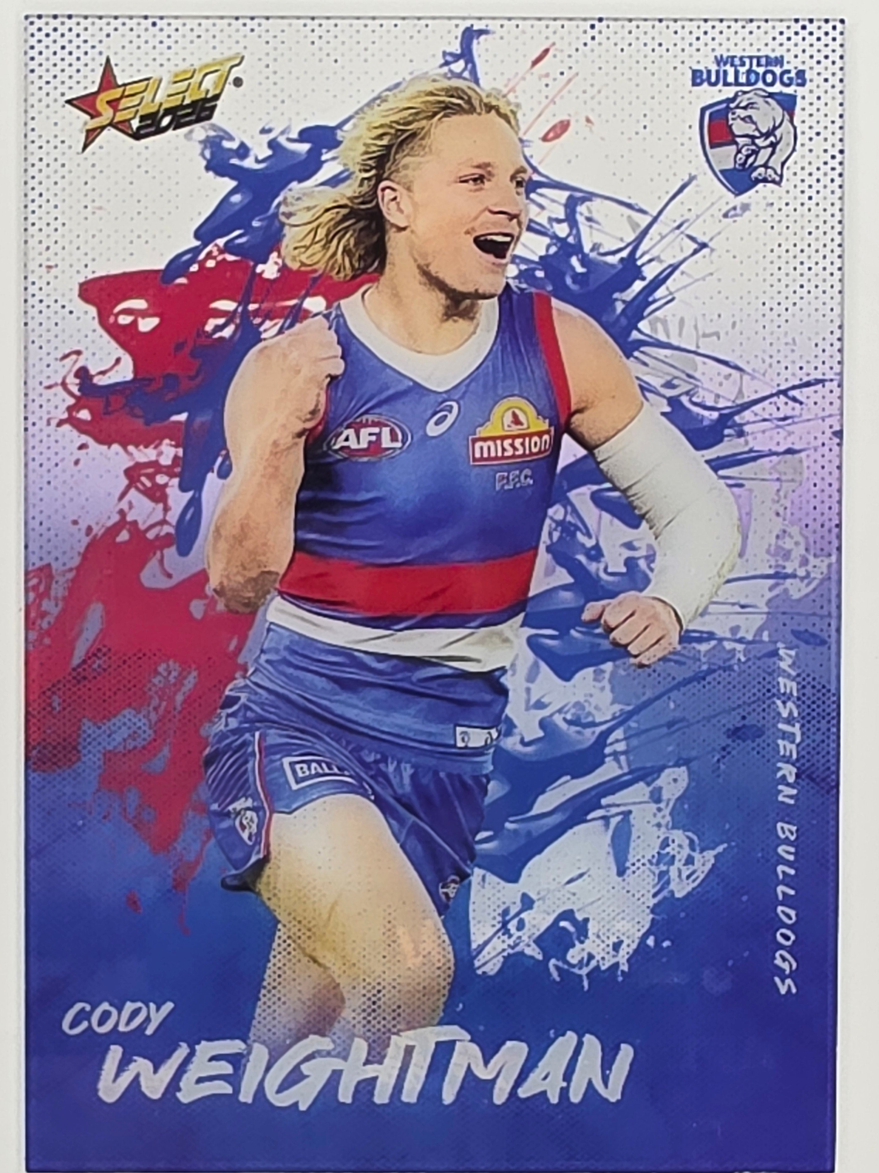 2026 AFL Footy Stars Adrenaline A9 Cody Weightman - Western Bulldogs