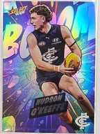 2026 AFL Footy Stars Booom Ice BI27 #472/510 Hudson O’Keeffe - Carlton Blues