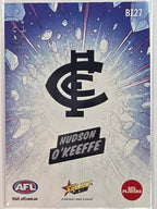 2026 AFL Footy Stars Booom Ice BI27 #472/510 Hudson O’Keeffe - Carlton Blues