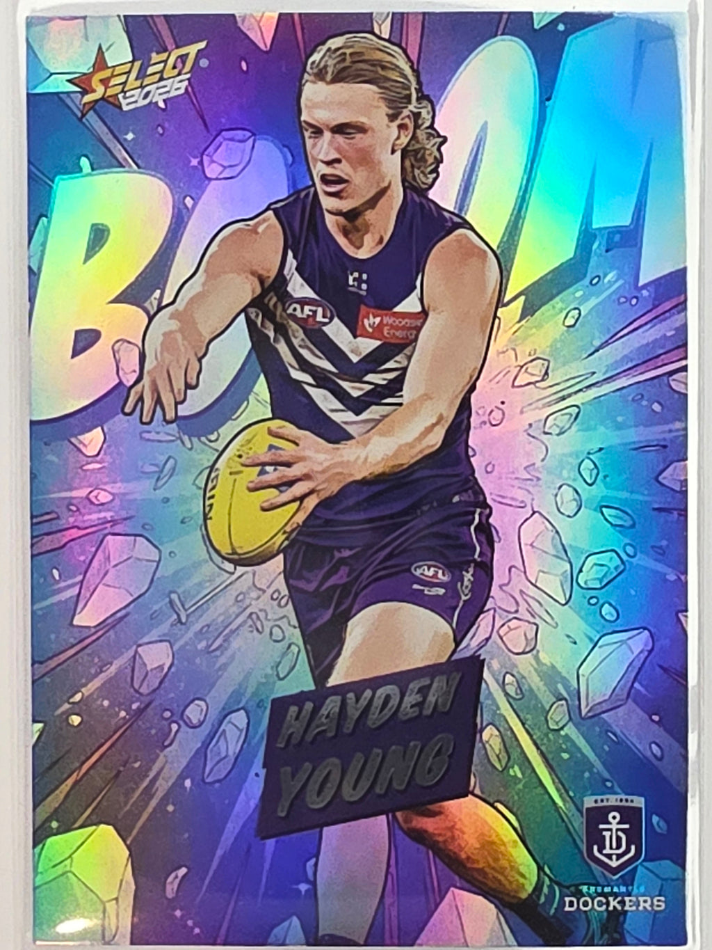2026 AFL Footy Stars Booom Ice BI60 #104/510 Hayden Young - Fremantle Dockers