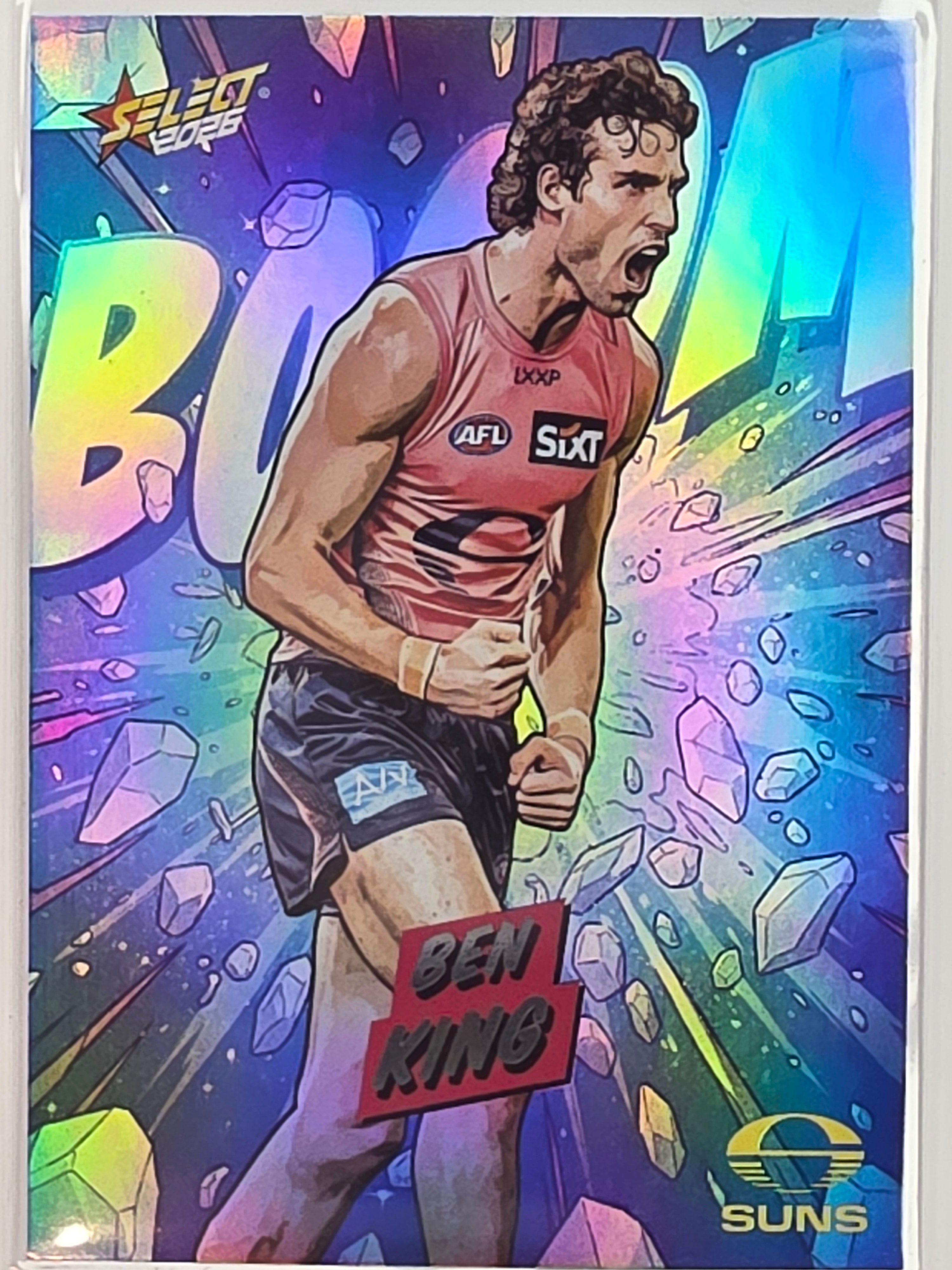 2026 AFL Footy Stars Booom Ice BI86 #422/510 Ben King - Gold Coast Suns