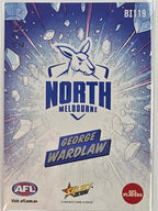 2026 AFL Footy Stars Booom Ice BI119 #279/510 George Wardlaw - North Melbourne Kangaroos