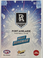 2026 AFL Footy Stars Booom Ice BI121 #281/510 Miles Bergman - Port Adelaide Power