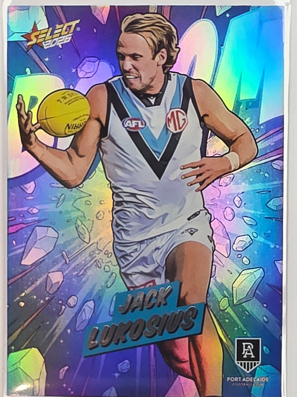 2026 AFL Footy Stars Booom Ice BI126 #160/510 Jack Lukosius - Port Adelaide Power