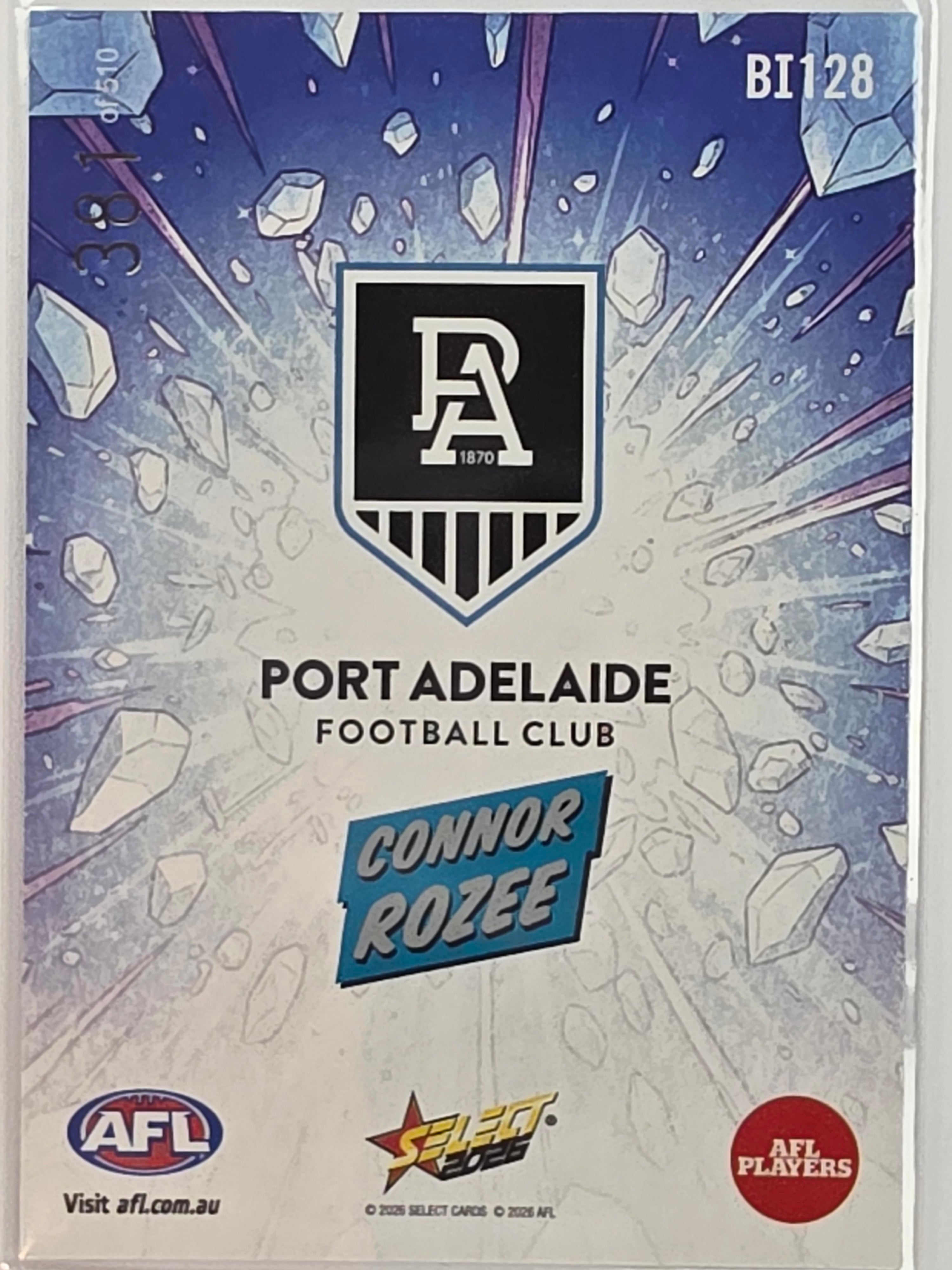2026 AFL Footy Stars Booom Ice BI128 #381/510 Connor Rozee - Port Adelaide Power