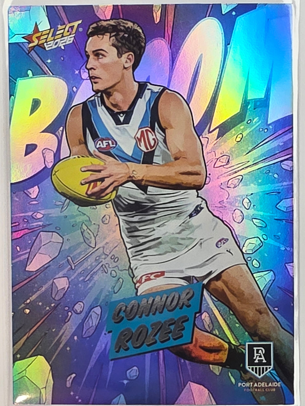 2026 AFL Footy Stars Booom Ice BI128 #466/510 Connor Rozee - Port Adelaide Power