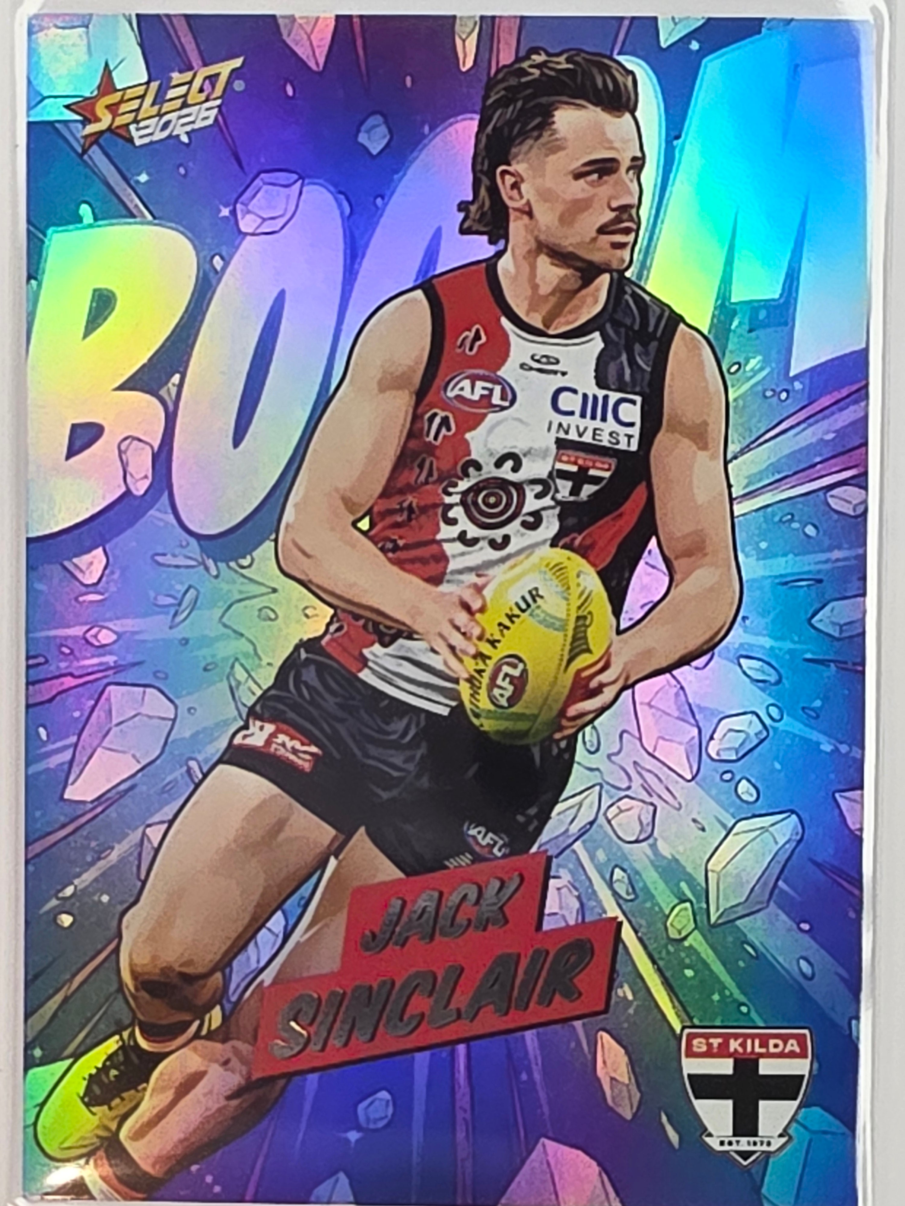 2026 AFL Footy Stars Booom Ice BI145 #358/510 Jack Sinclair - St Kilda Saints