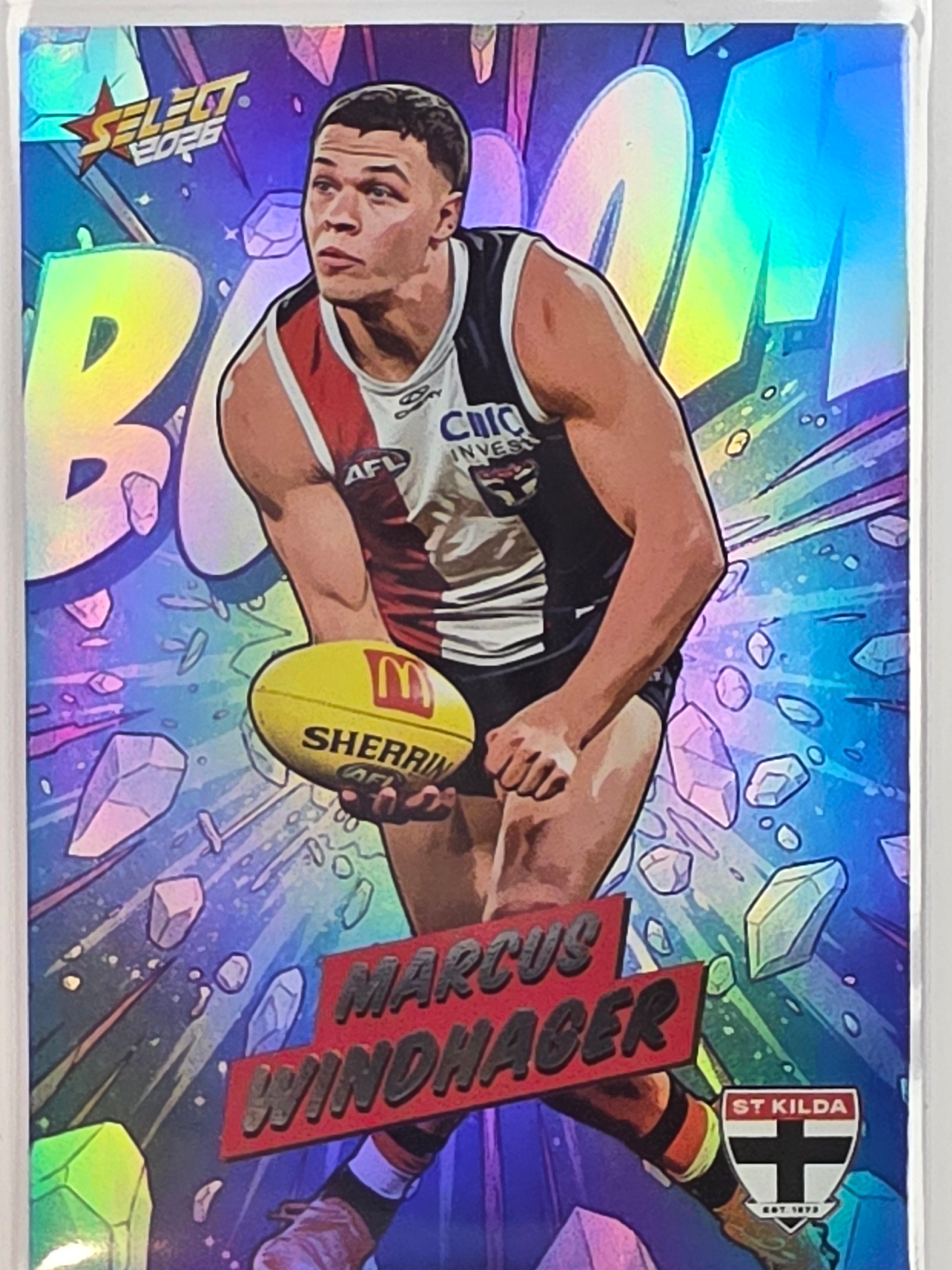 2026 AFL Footy Stars Booom Ice BI149 #413/510 Marcus Windhager - St Kilda Saints