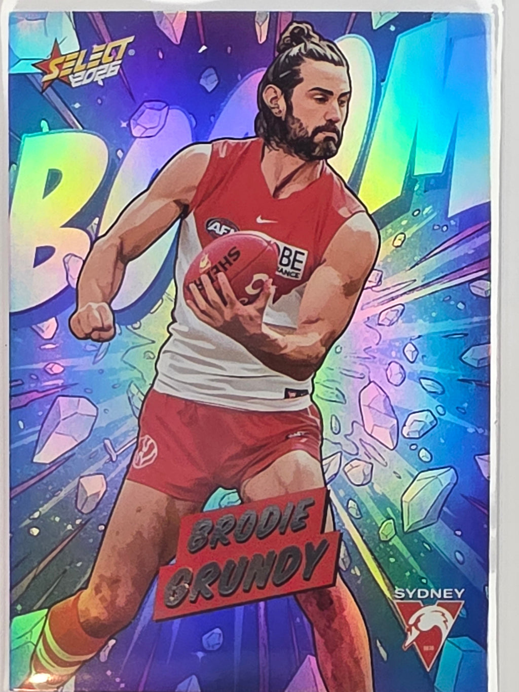 2026 AFL Footy Stars Booom Ice BI154 #250/510 Brodie Grundy - Sydney Swans