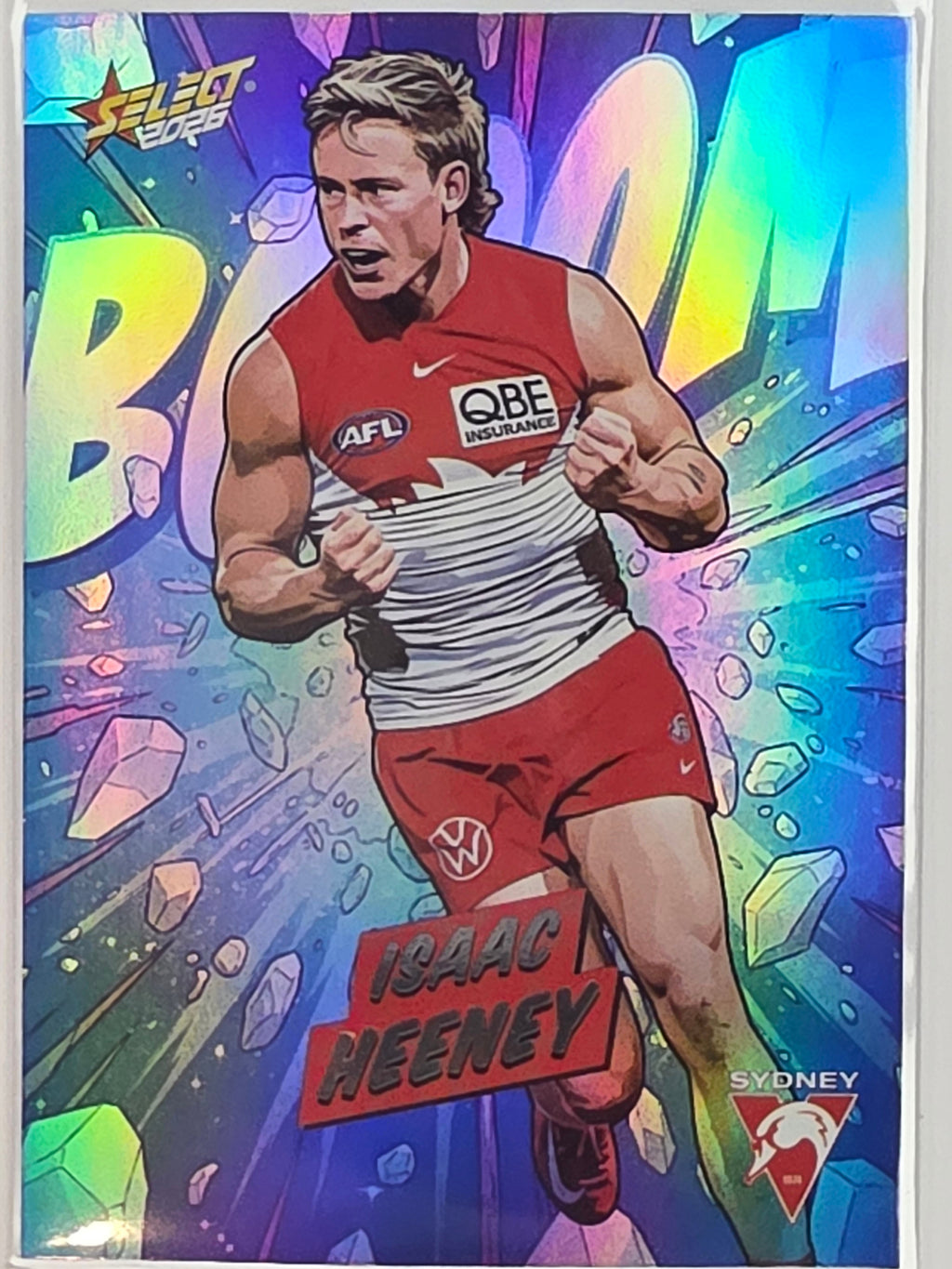 2026 AFL Footy Stars Booom Ice BI156 #284/510 Isaac Heeney - Sydney Swans