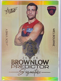 2026 AFL Select Footy Stars Brownlow Predictor Signature Gold BPSG54 #047/220 Jack Viney - Melbourne Demons