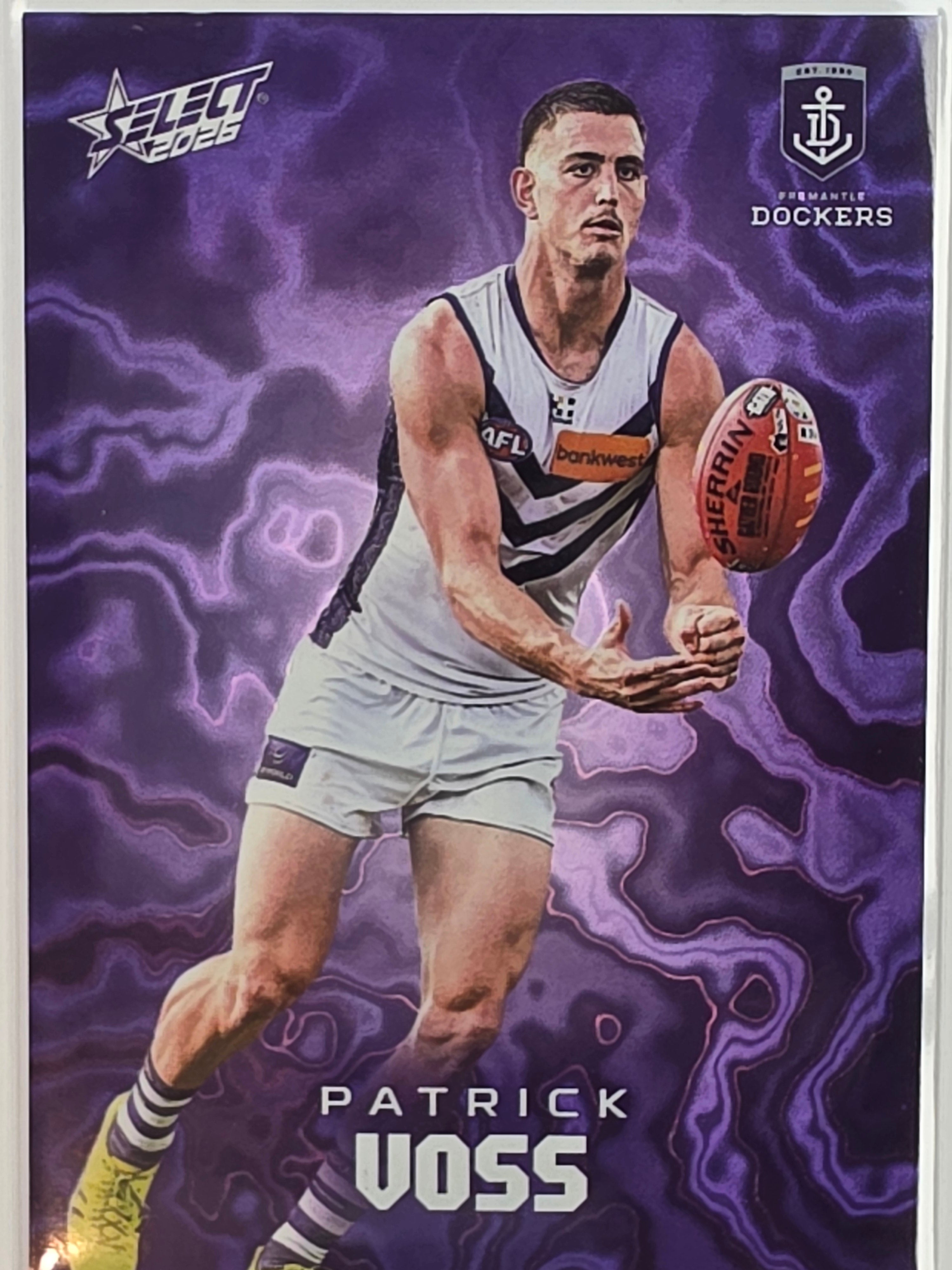 2026 AFL Footy Stars Mercury Team Colours MY72 #136/425 Patrick Voss - Fremantle Dockers