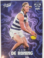 2026 AFL Footy Stars Mercury Team Colours MY75 #295/425 Sam De Koning - Geelong Cats