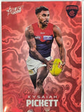 2026 AFL Footy Stars Mercury Team Colours MY128 #304/425 Kysaiah Pickett - Melbourne Demons