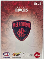 2026 AFL Footy Stars Mercury Team Colours MY129 #311/425 Trent Rivers - Melbourne Demons