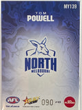 2026 AFL Footy Stars Mercury Team Colours MY139 #090/425 Tom Powell - North Melbourne Kangaroos